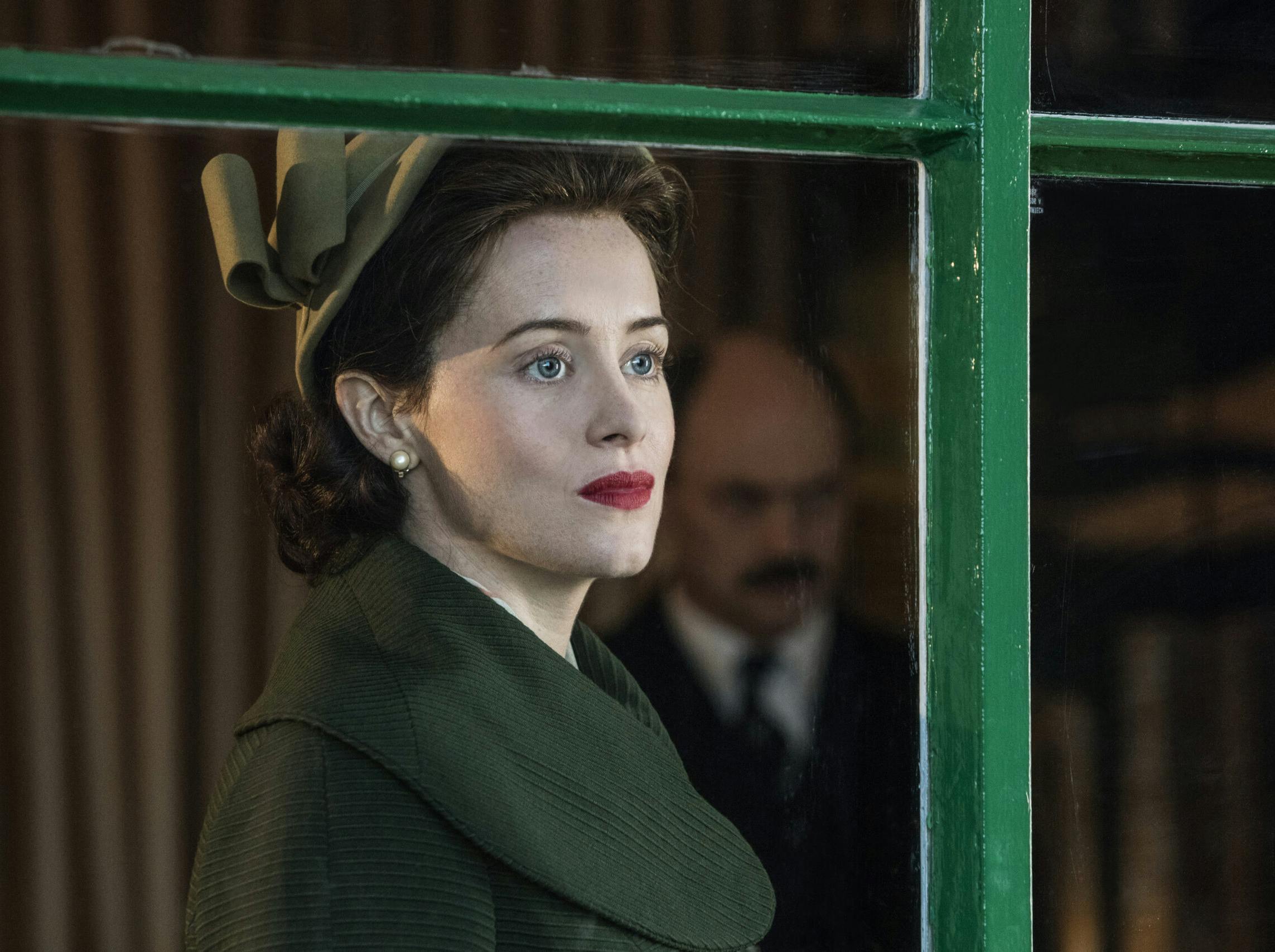 Claire Foy som Dronning Elizabeth II i 'The Crown'