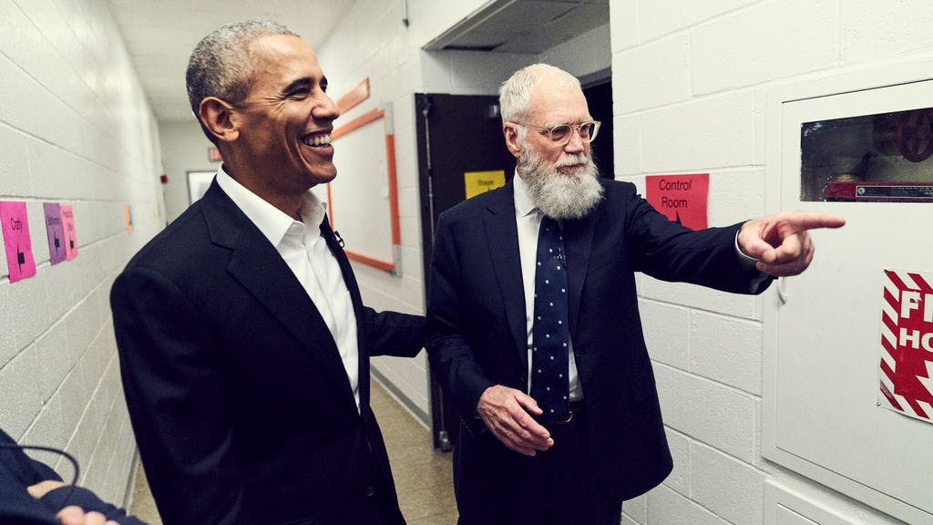 Barack Obama Letterman show