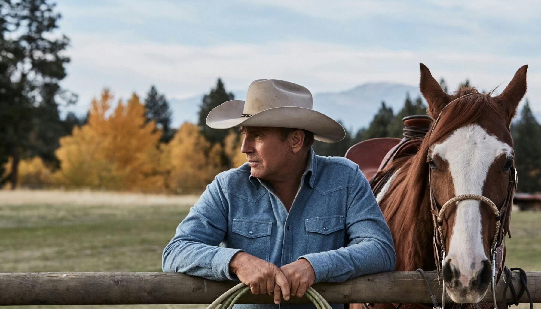 Kevin Costner i serien Y'ellowstone'
