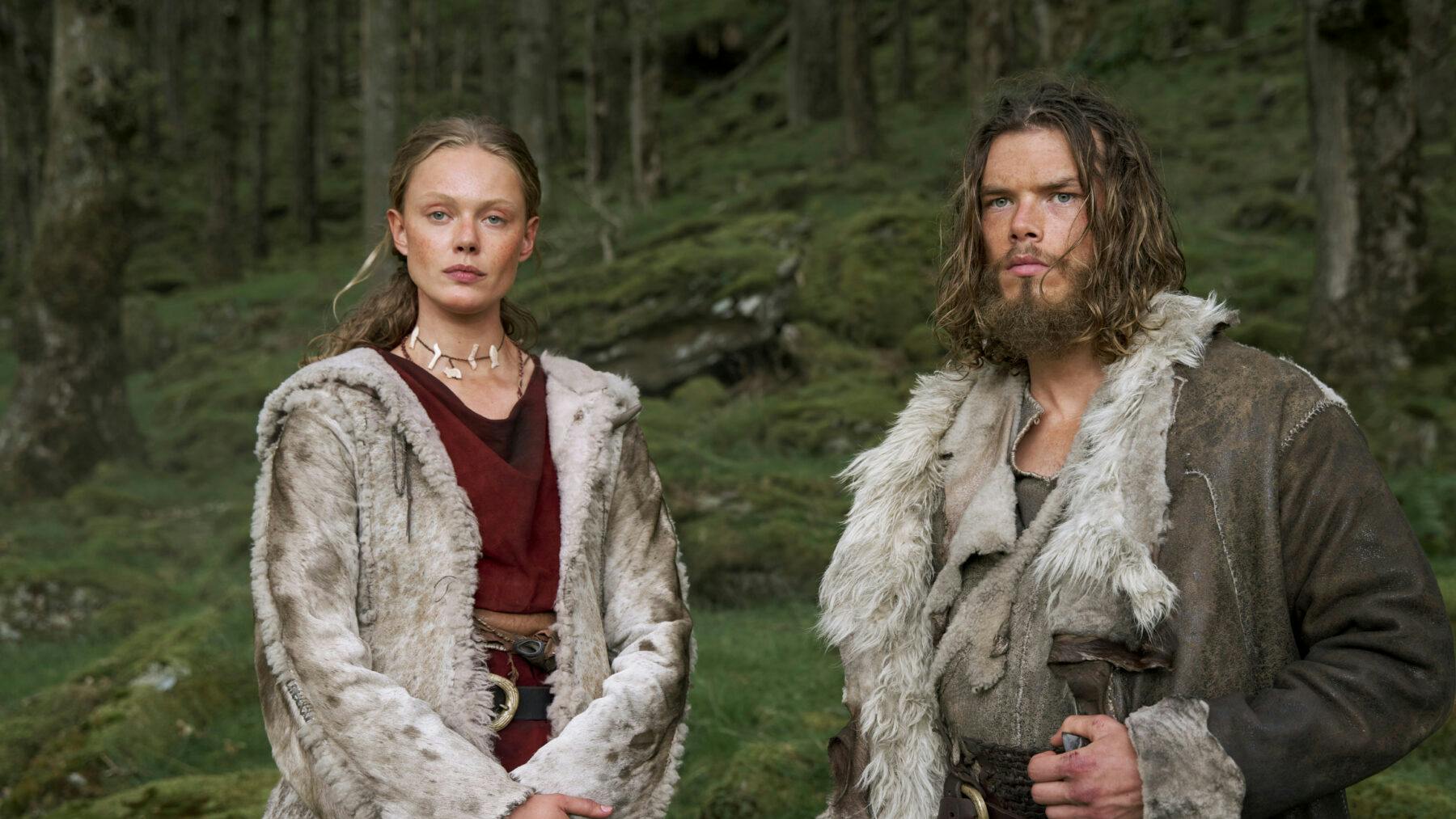 Vikings: Valhalla. (V til H) Frida Gustavsson som Freydis, Sam Corlett som Leif i episode 101 af 'Vikings: Valhalla' Foto: Bernard Walsh/Netflix © 2021