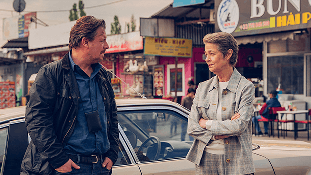 Anders W. Bethelsen og Charlotte Rampling i 'DNA' sæson 2