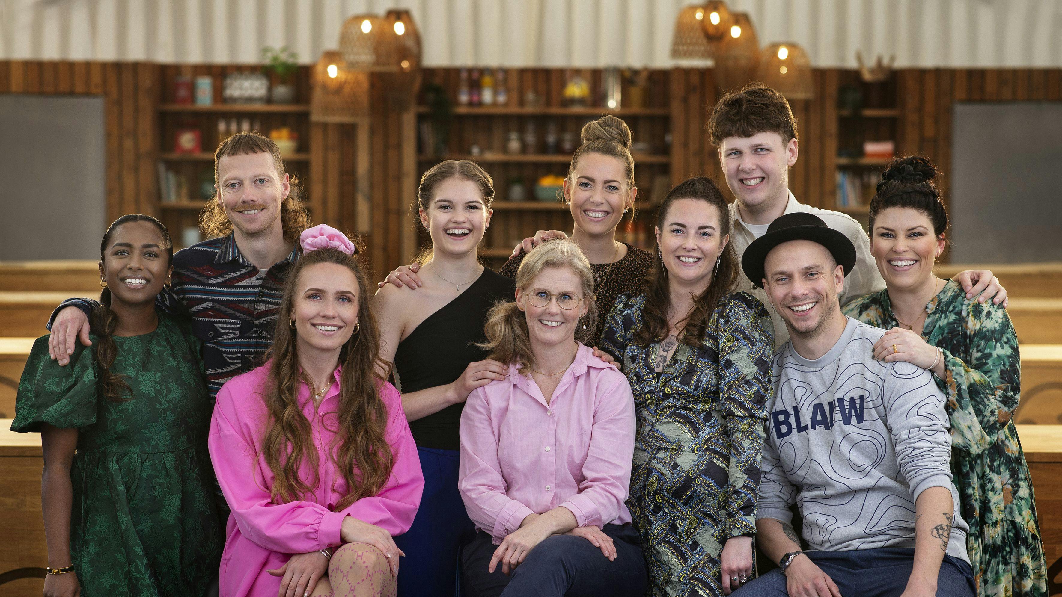 Deltagerne i den nye sæson af 'Den store bagedyst'