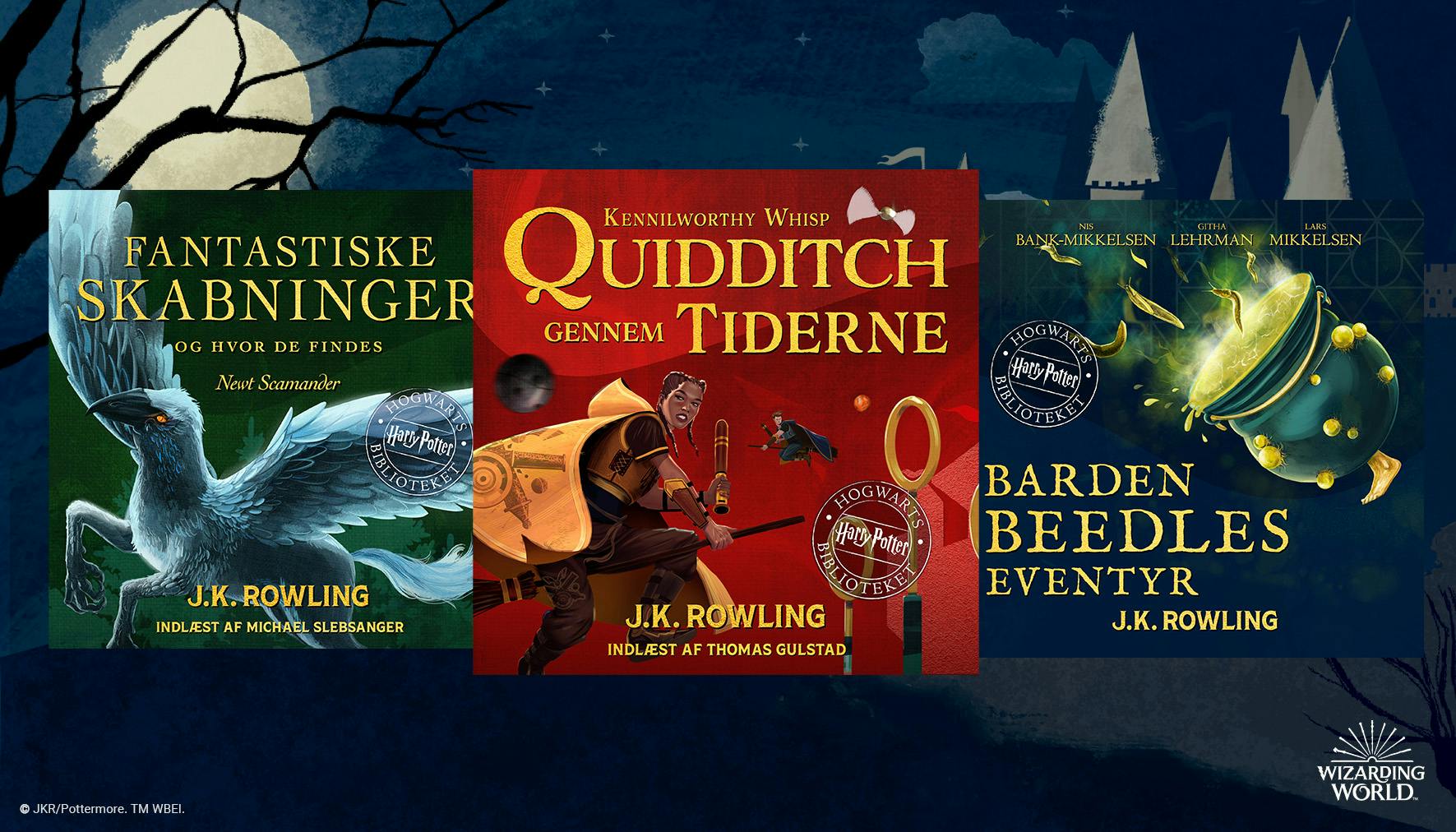 Hogwarts-biblioteket i Harry Potter kommer til live på lyd