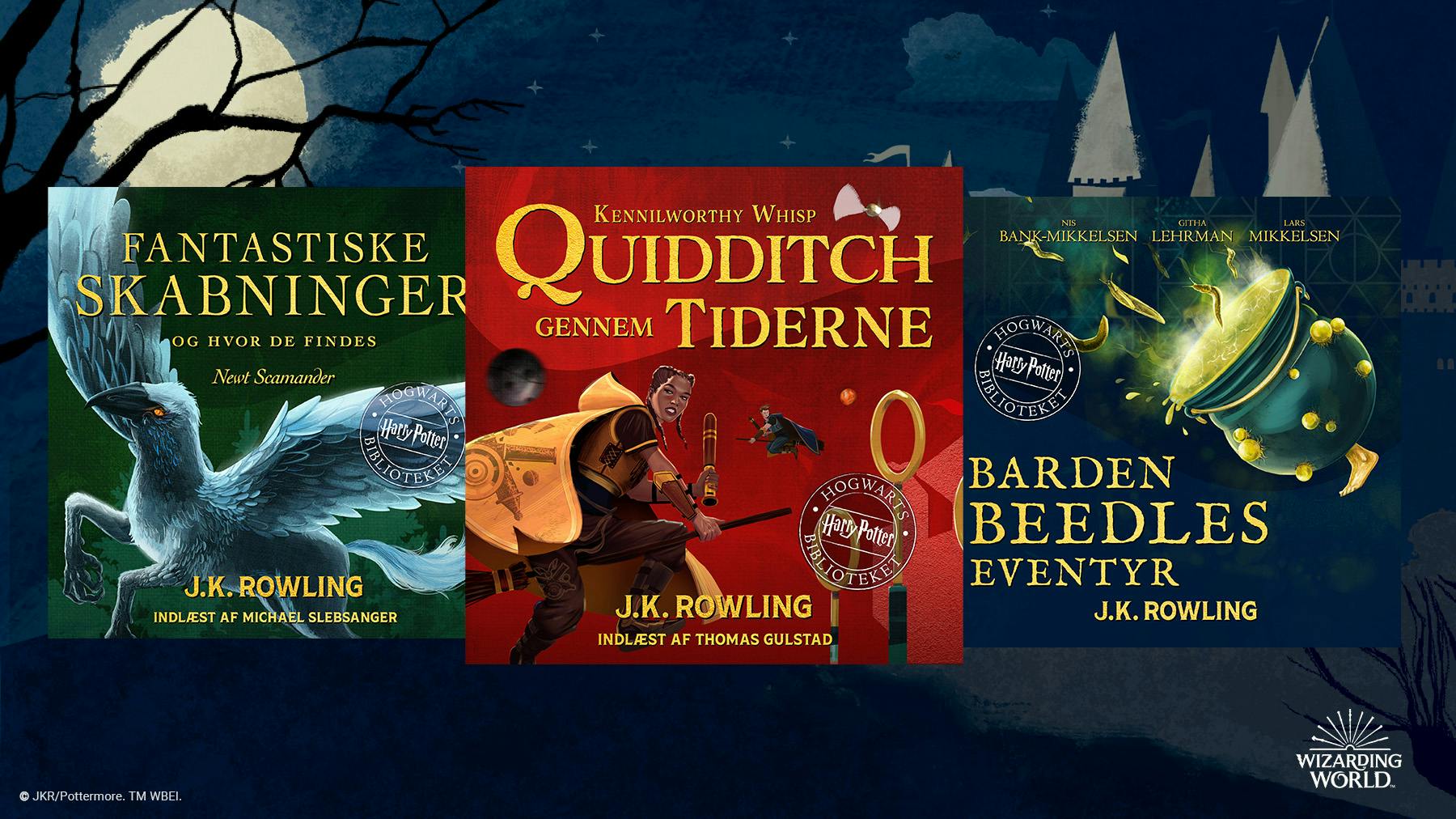 Hogwarts-biblioteket i Harry Potter kommer til live på lyd