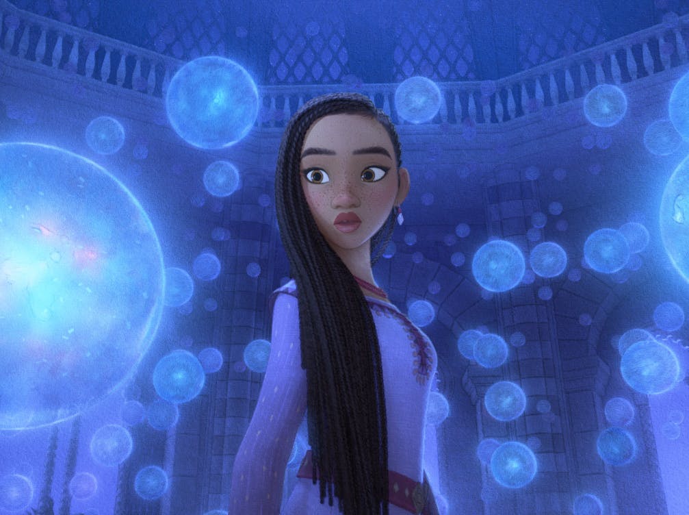 WISHES DO COME TRUE – In Walt Disney Animation Studios’ “Wish,” Asha (voice of Ariana DeBose) is a sharp-witted idealist who lives in Rosas—a kingdom where wishes really do come true. Helmed by Oscar®-winning director Chris Buck and Fawn Veerasunthorn, “Wish” features original songs by Grammy®-nominated singer/songwriter Julia Michaels and Grammy-winning producer, songwriter and musician Benjamin Rice. The epic animated musical opens only in theaters on Nov. 22, 2023. © 2023 Disney. All Rights Reserved.