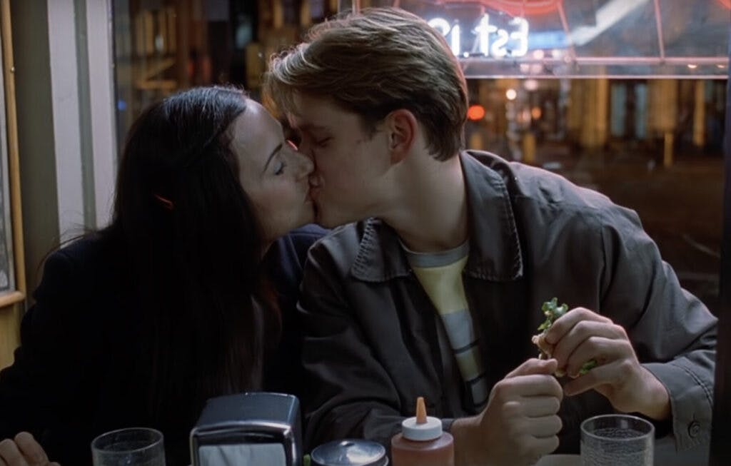 Matt Damon og Minnie Driver i 'Good Will Hunting'