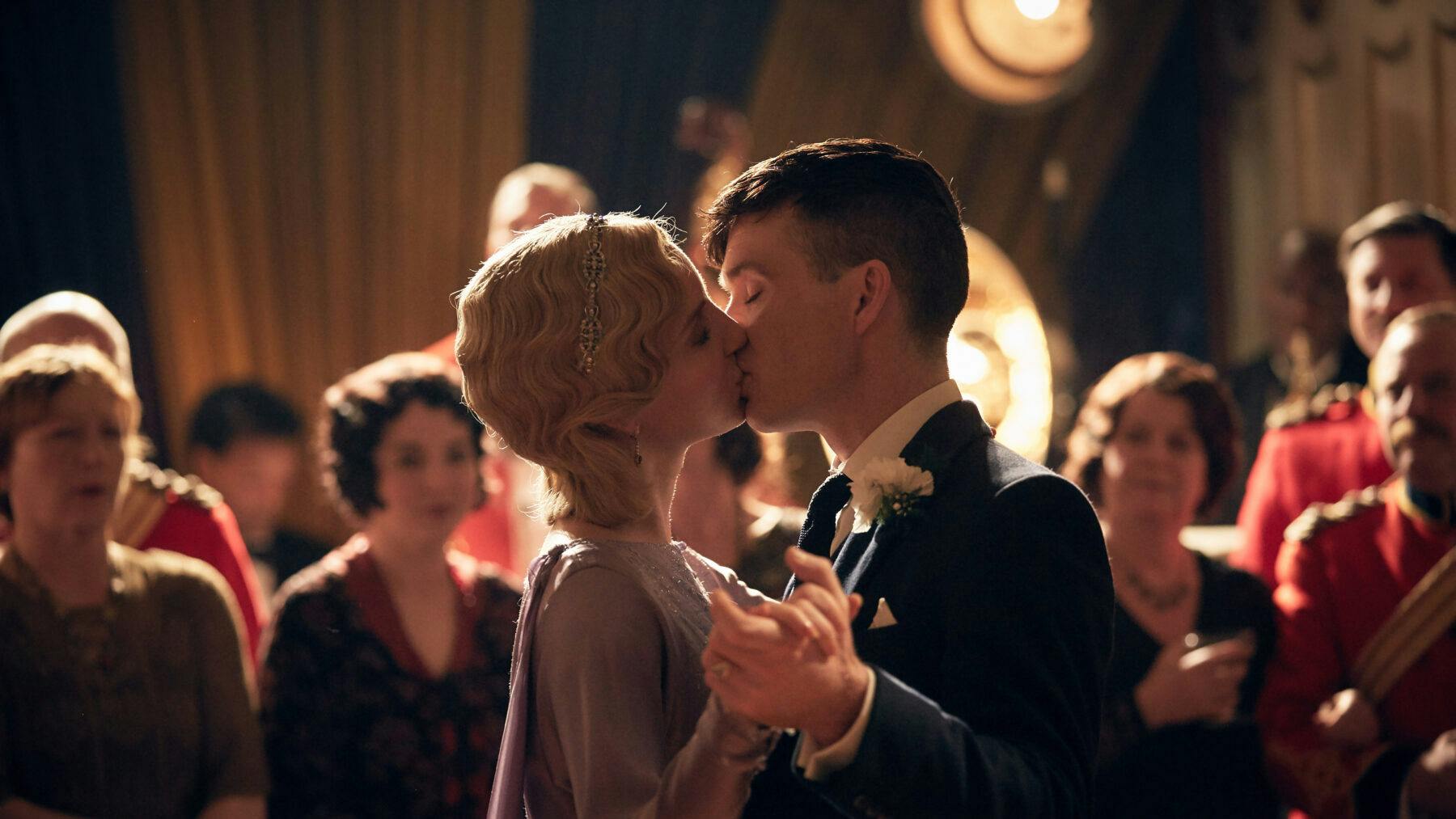 Annabelle Wallis (Grace Burgess) og Cillian Murphy (Tommy Shelby) i 'Peaky Blinders'