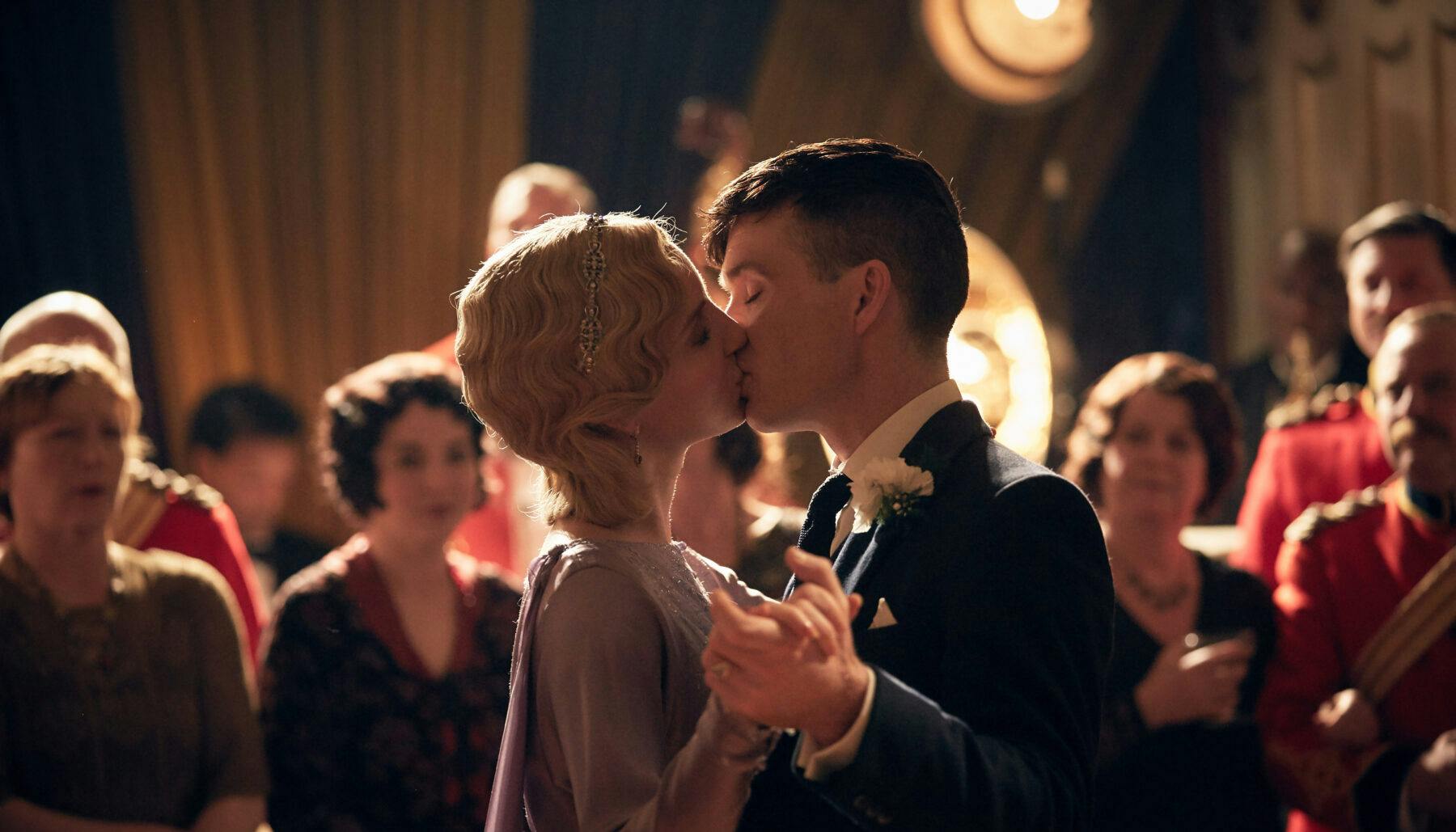 Annabelle Wallis (Grace Burgess) og Cillian Murphy (Tommy Shelby) i 'Peaky Blinders'