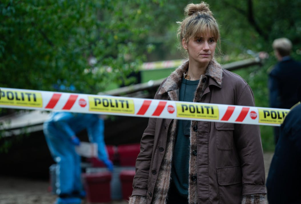 Danica Curcic i rollen som Naia Thulin i den glimrende danske Netflix-krimiserie 'Kastanjemanden'