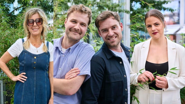 En del af det imponerende skuespillerhold i DR-serien 'NamaStay'