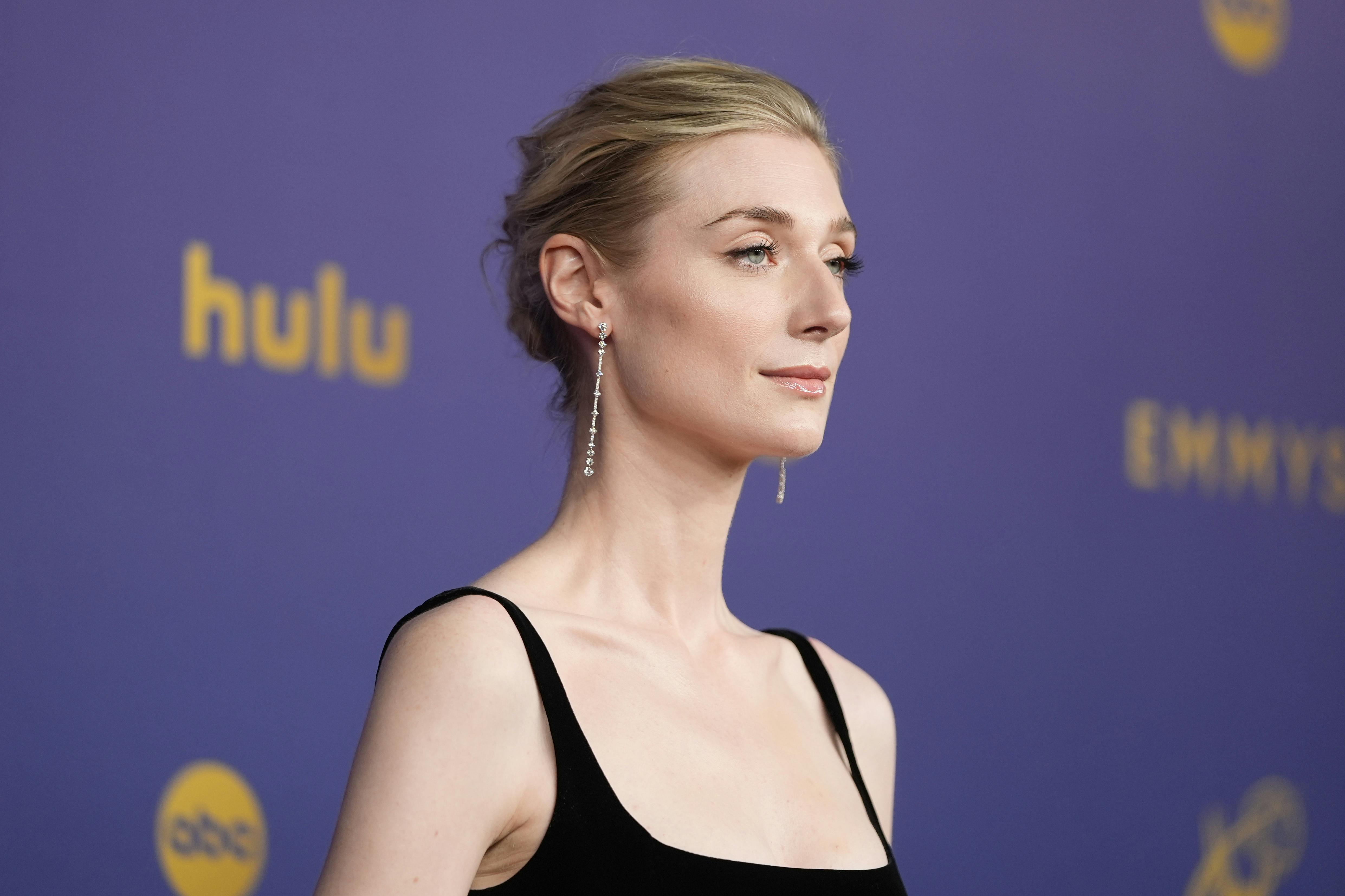 Elizabeth Debicki arrives at the 76th Primetime Emmy Awards on Sunday, Sept. 15, 2024, at the Peacock Theater in Los Angeles. (AP Photo/Jae C. Hong)