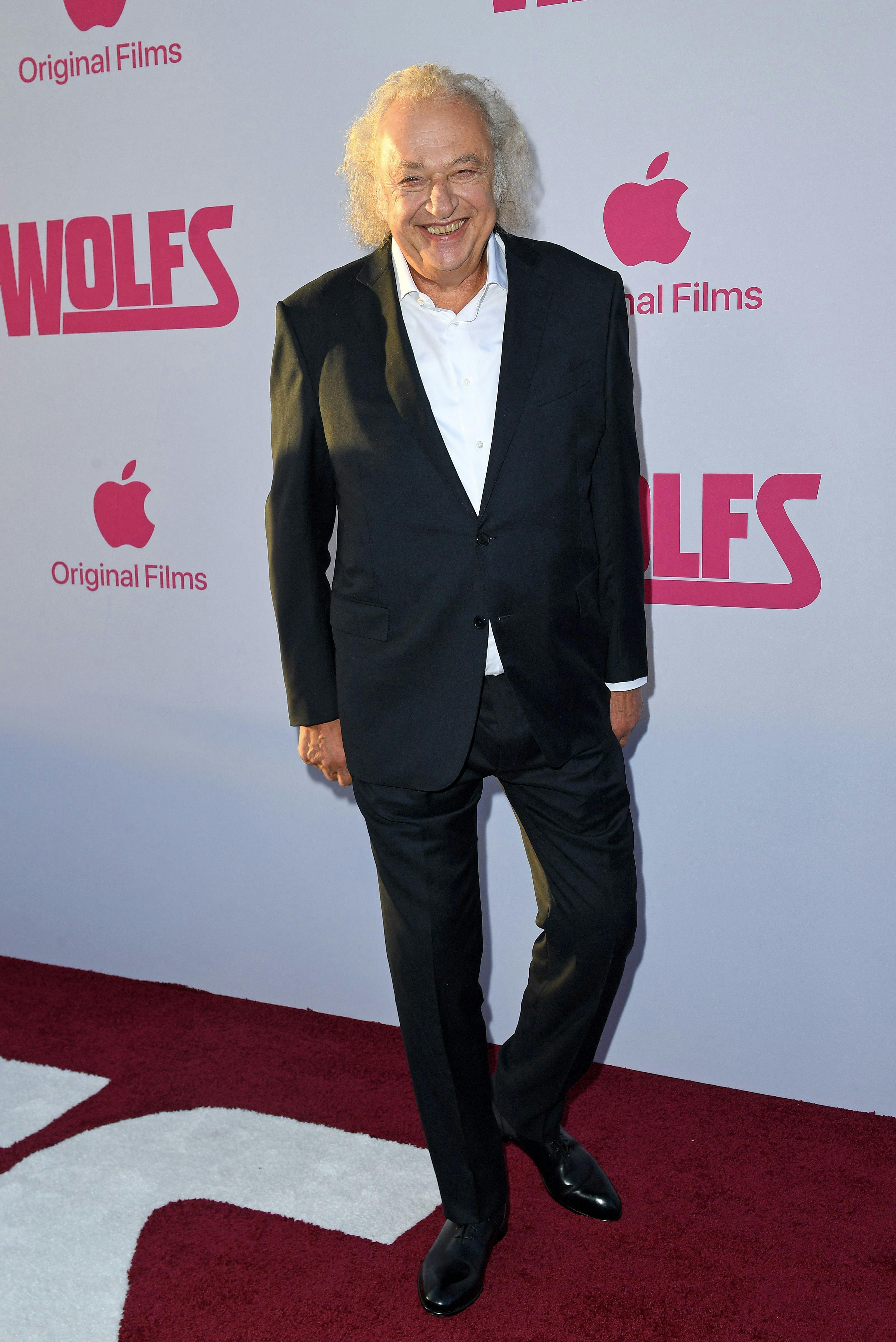 Danish-Croatian actor Zlatko Buric arrives for the premiere of Apple's "Wolfs" at TCL Chinese Theatre in Hollywood, California, on September 18, 2024. (Photo by VALERIE MACON / AFP)