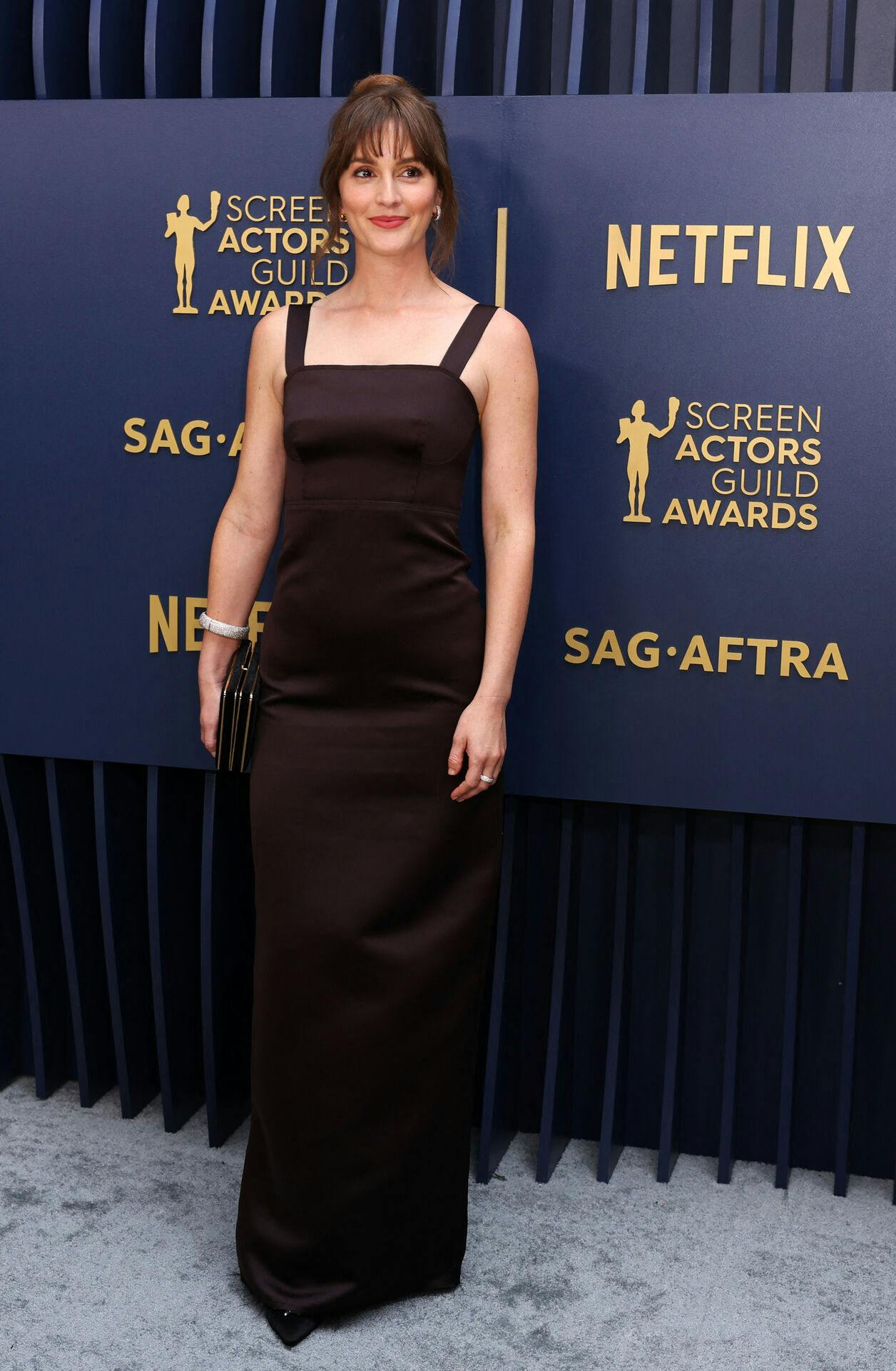 Leighton Meester attends the 30th Screen Actors Guild Awards, in Los Angeles, California, U.S., February 24, 2024. REUTERS/Mike Blake