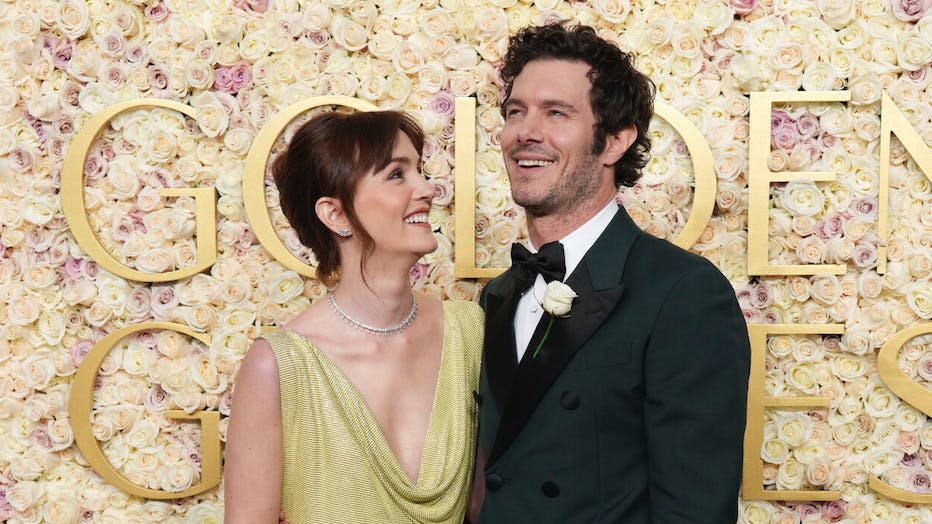 Leighton Meester og Adam Brody Golden Globes