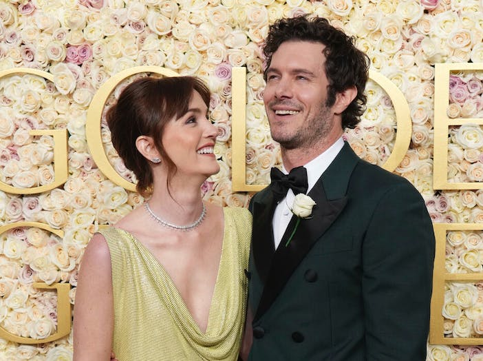 Leighton Meester og Adam Brody Golden Globes