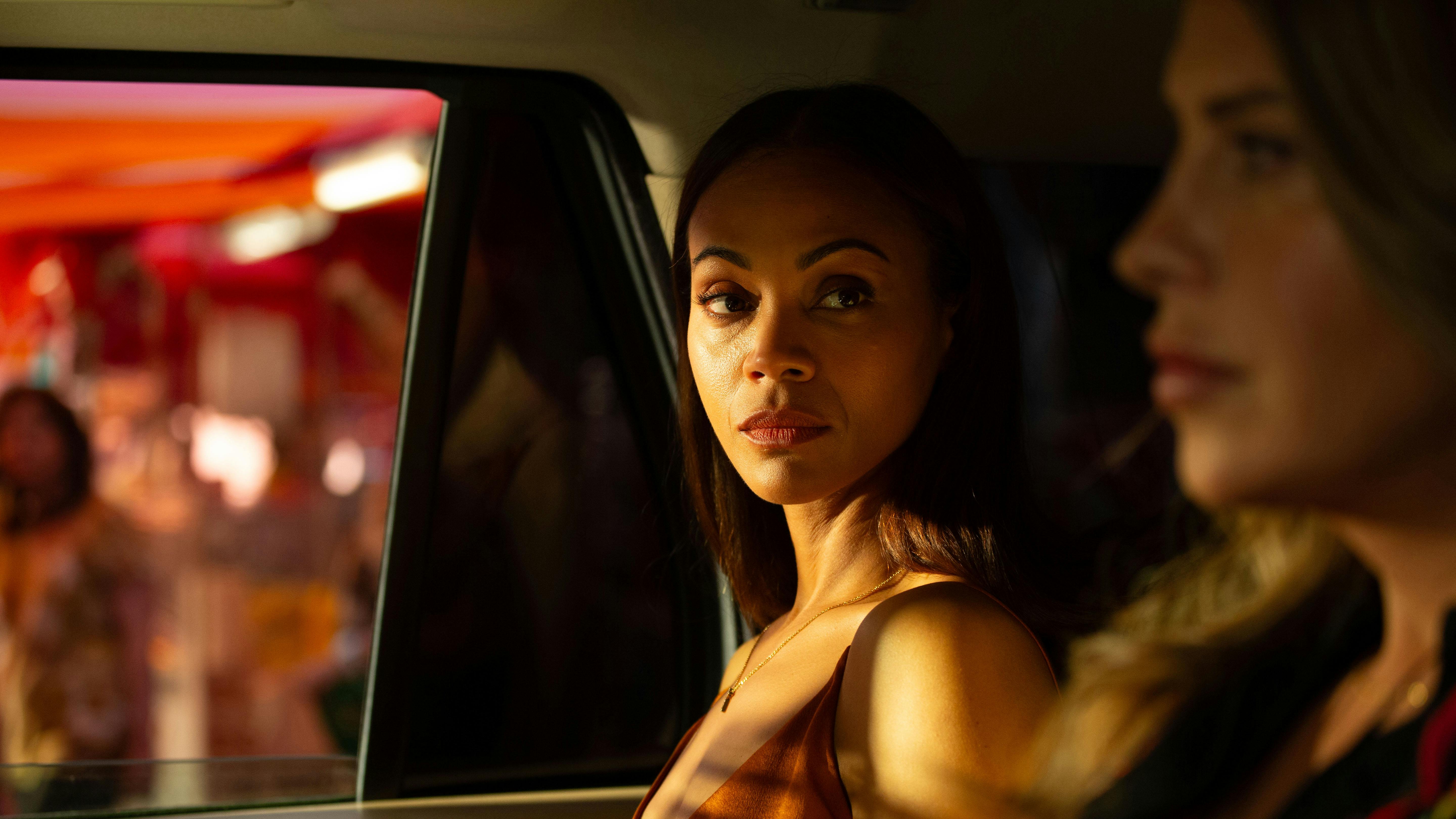 Zoe Saldana og Karla Sofia Gascon i biograffilmen 'Emilia Pérez'