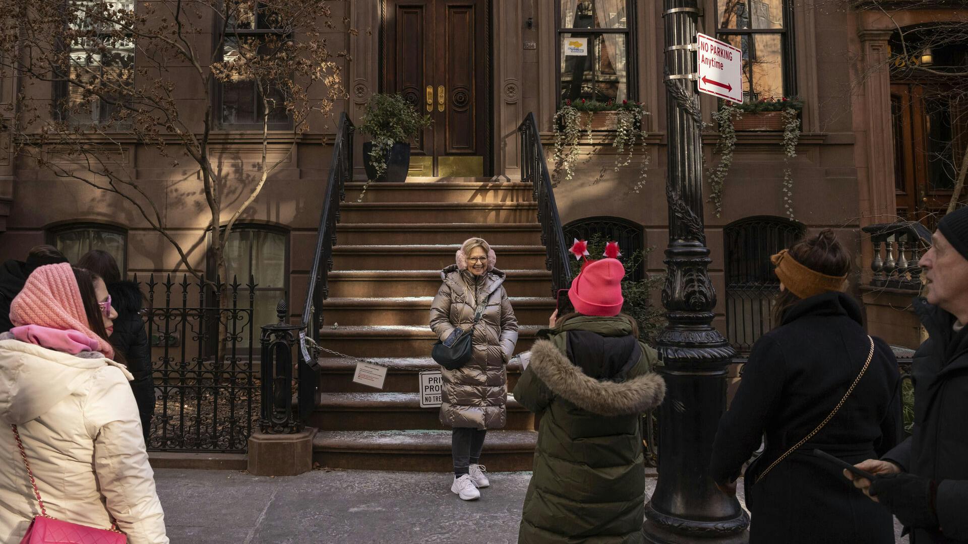 Trappen foran 66 Perry Street i New York tiltrækker hvert år tusindvis af turister, der vil forevige sig selv foran 'Carrie Bradshaws' bygning