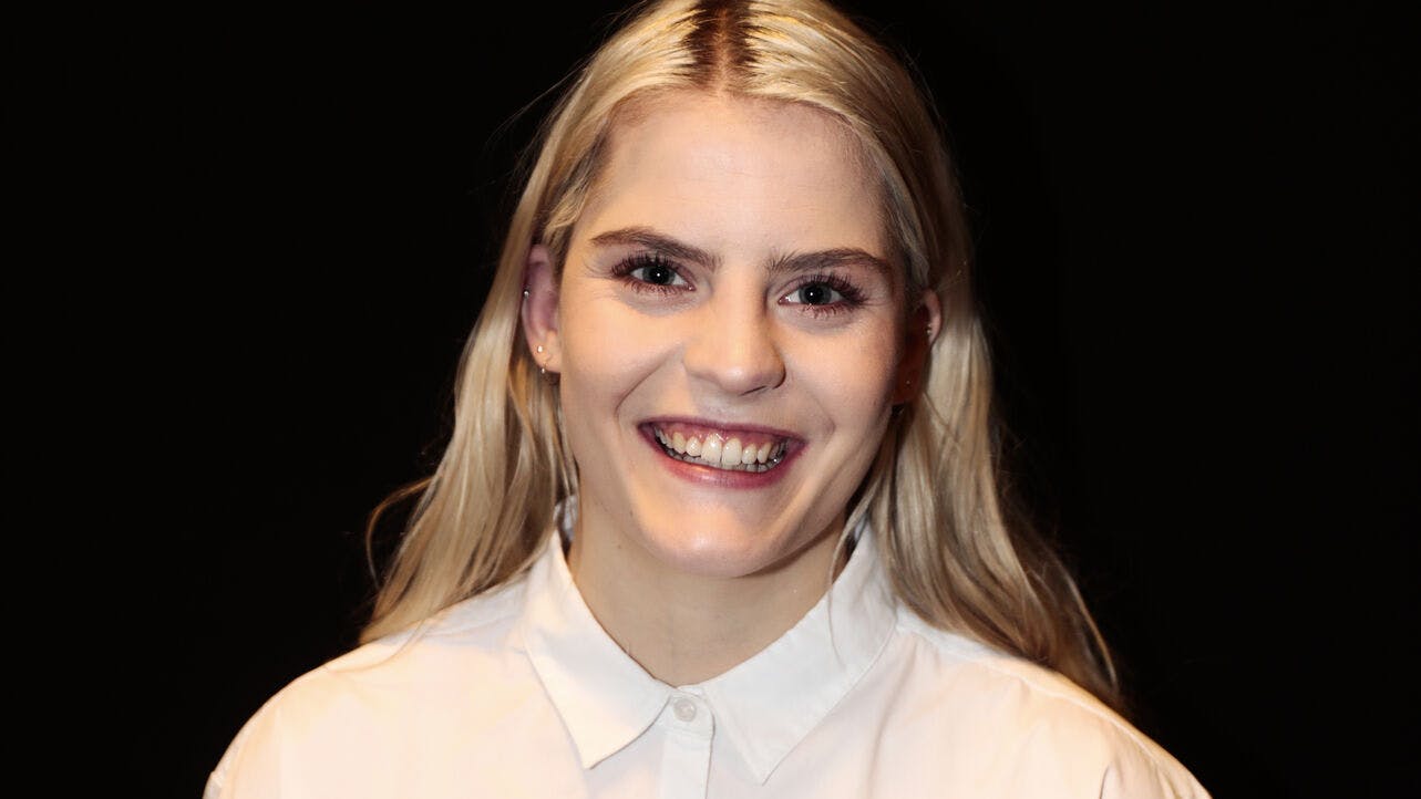 Oslo 20180202. Skuespiller Ulrikke Falch, kjent som Vilde Lien Hellerud i NRK serien "Skam". Foto: Lise Åserud / NTB scanpix
