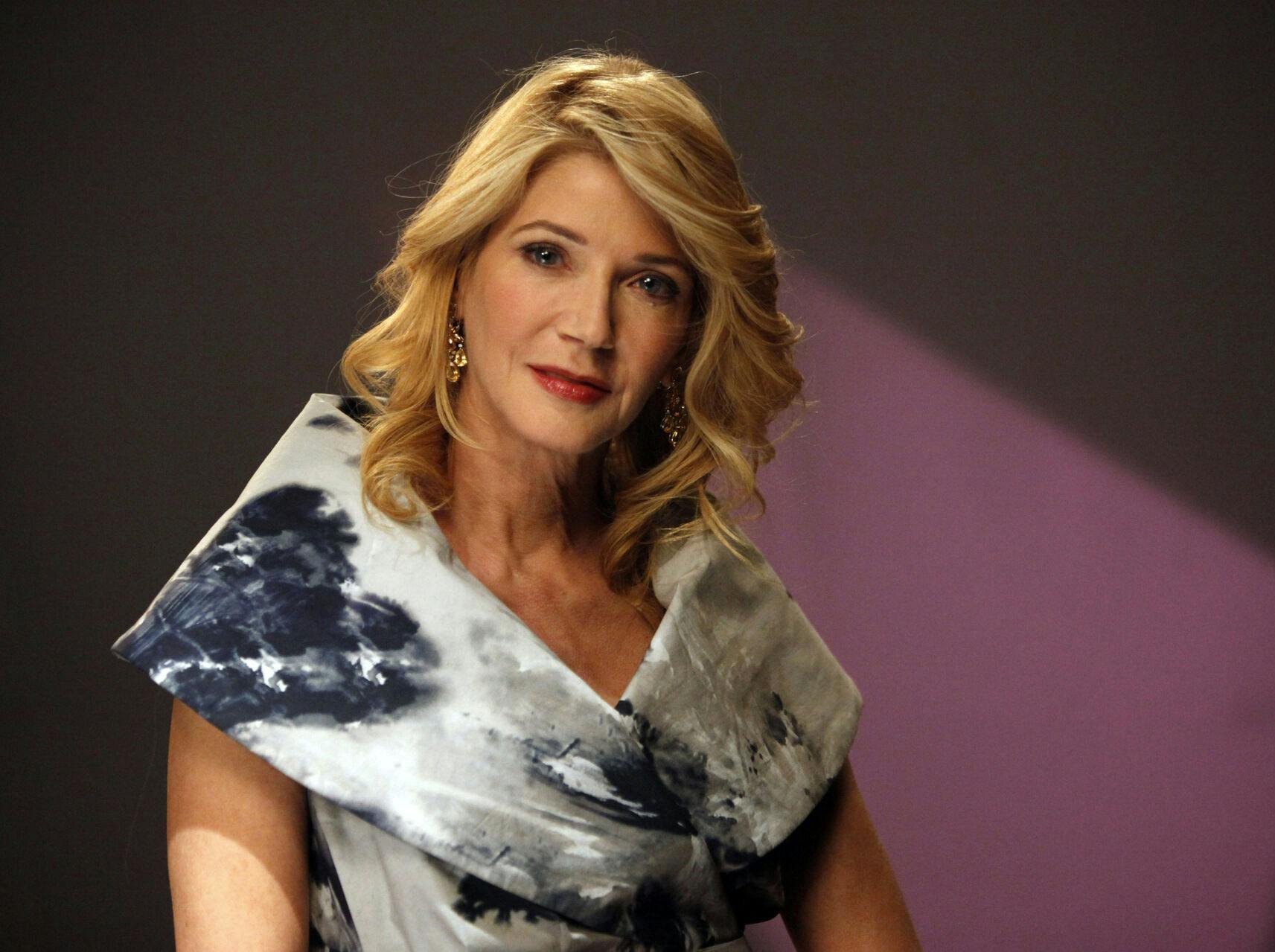 In this Tuesday, April 27 2010 photo Candace Bushnell, creator of "Sex in the City, " poses for a portrait in New York. (AP Photo/Mary Altaffer)