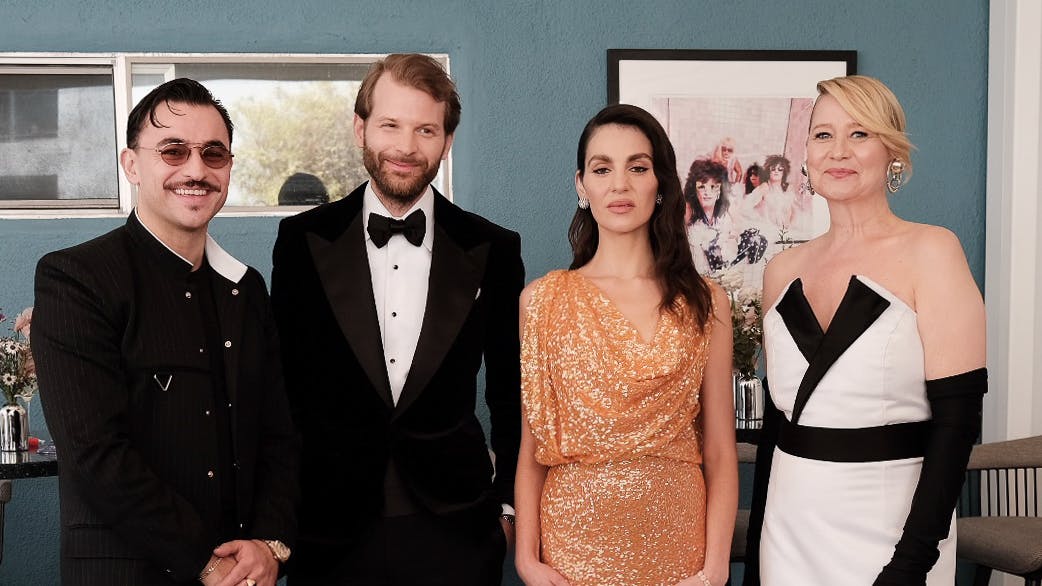 Besir Zeciri, Magnus von Horn, Vic Carmen Sonne og Trine Dyrholm inden søndagens Oscar-uddeling