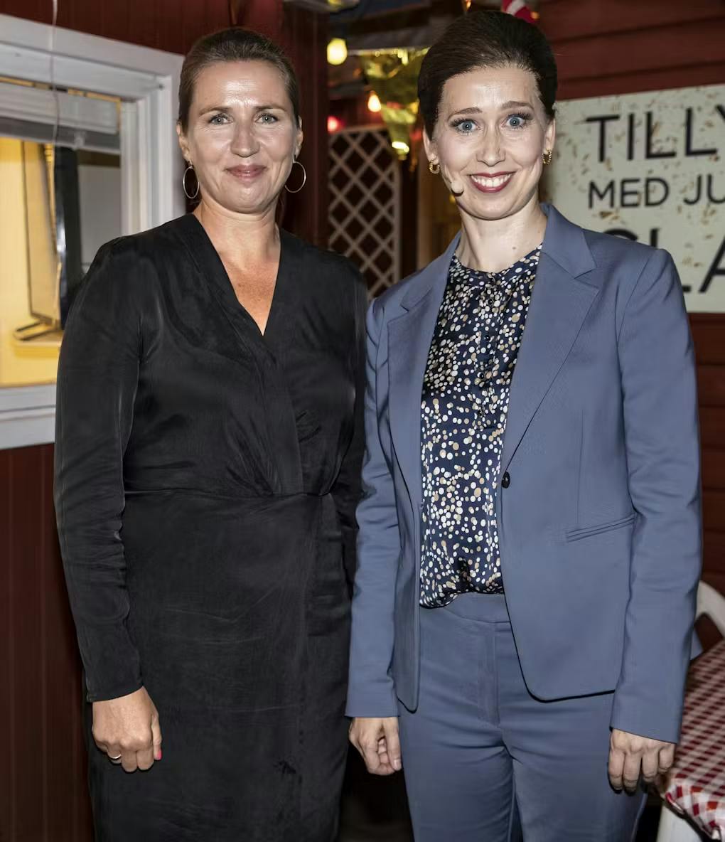 Statsminister Mette Frederiksen og Merete Mærkedahl