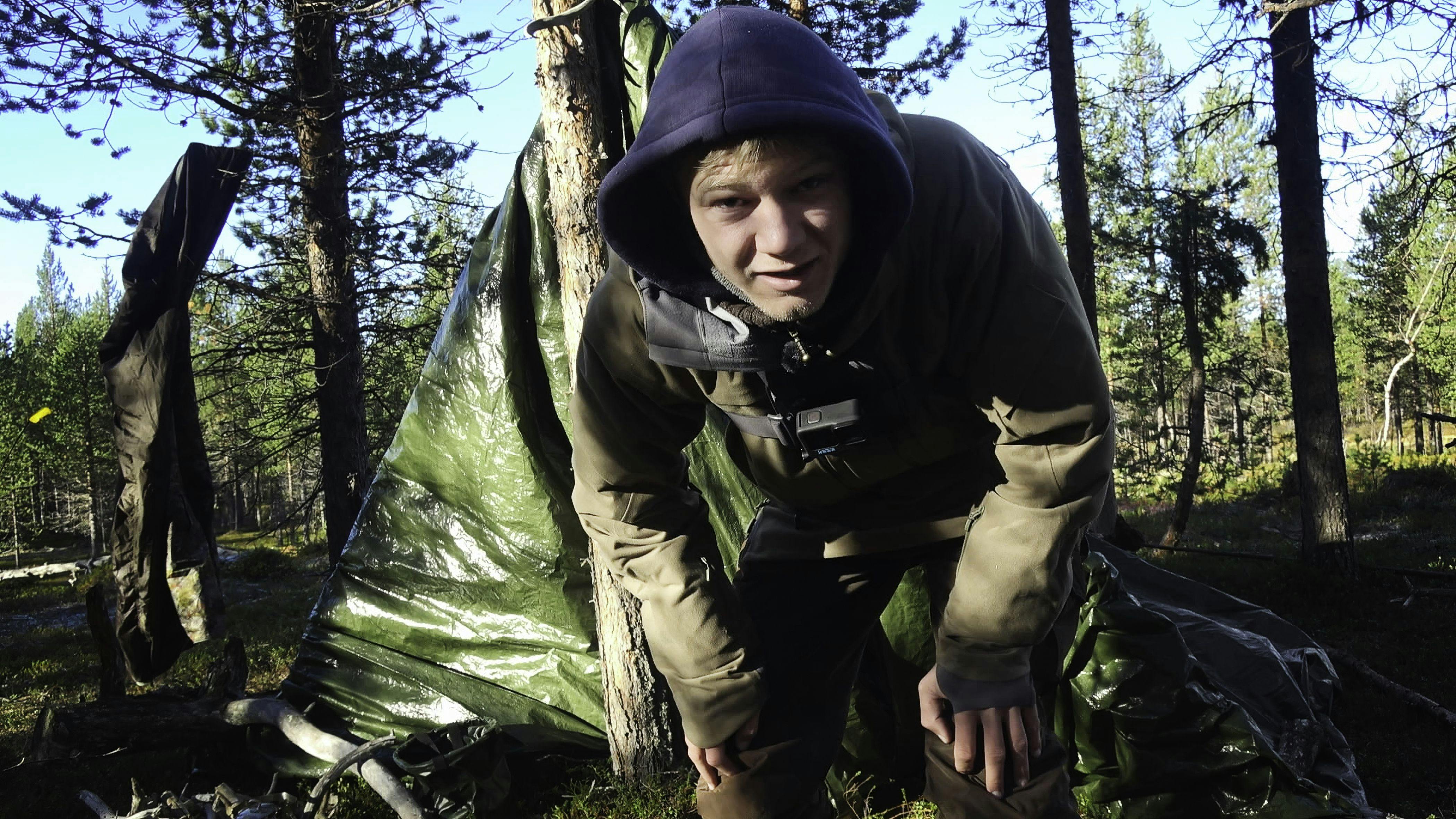 'Alene i vildmarken'