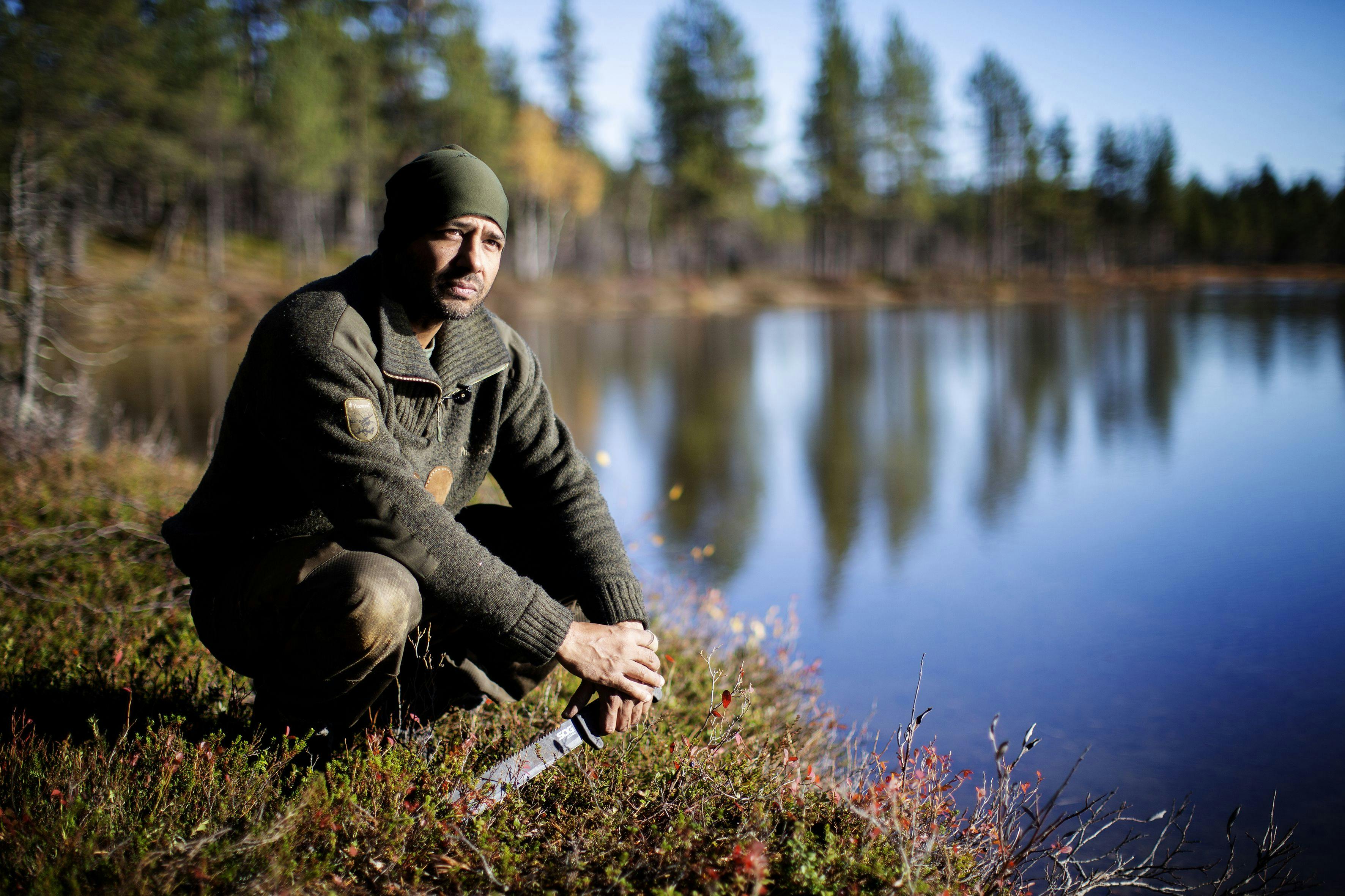 'Alene i vildmarken'