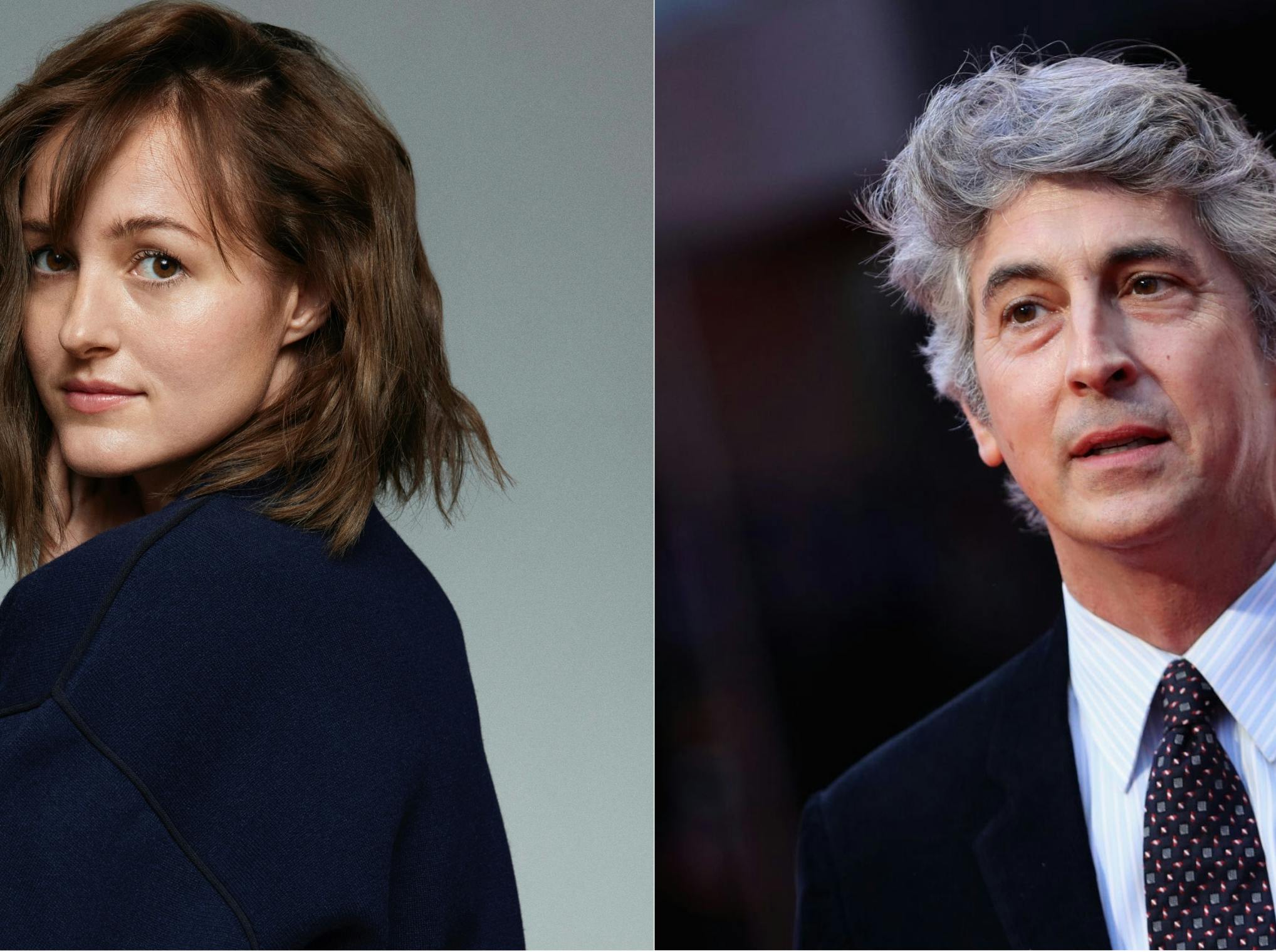 Renate Reinsve og Alexander Payne