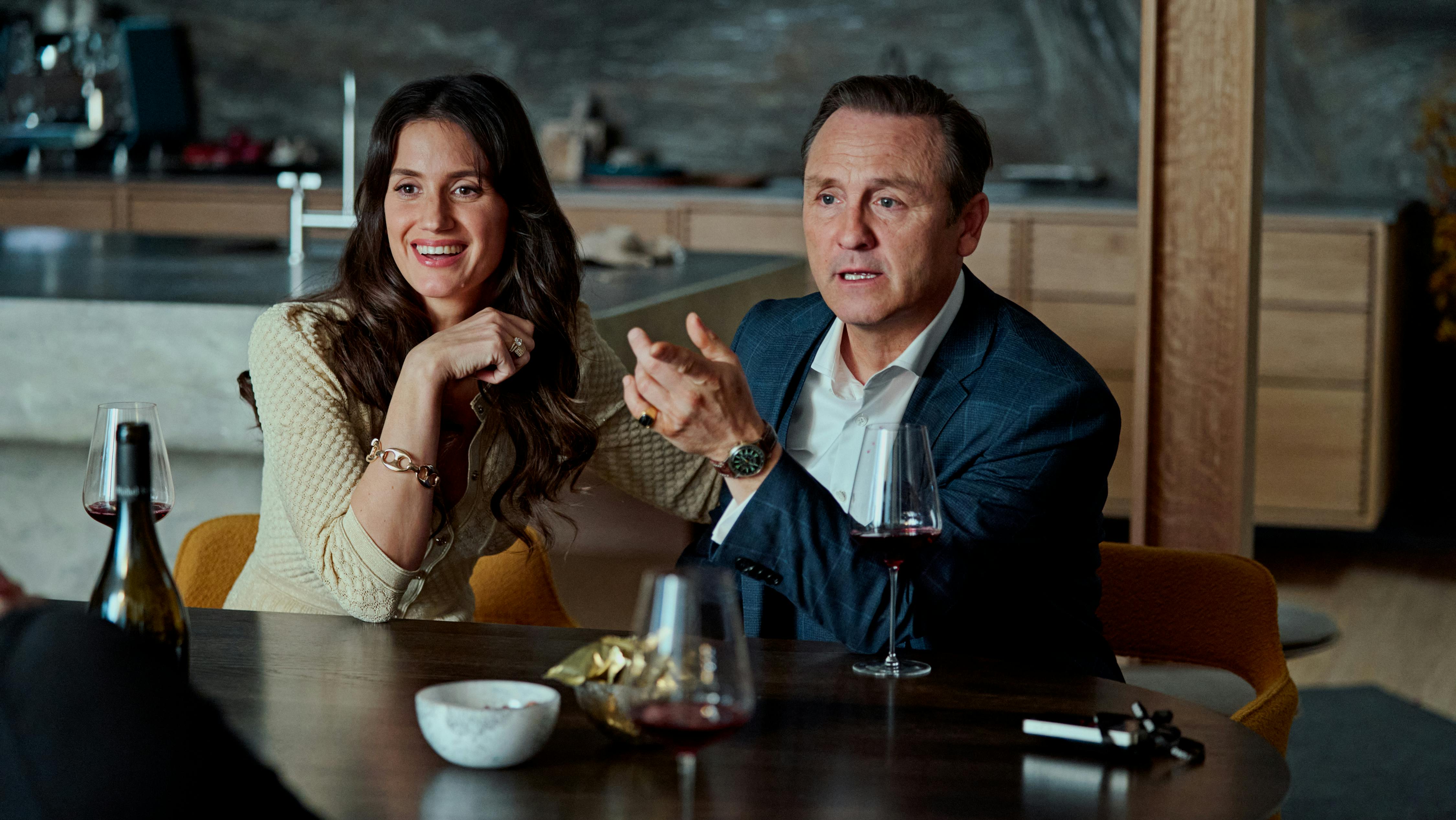 Danica Curcic som Katarina Hoffmann og Lars Ranthe som Rasmus Hoffmann i 'Reservatet'