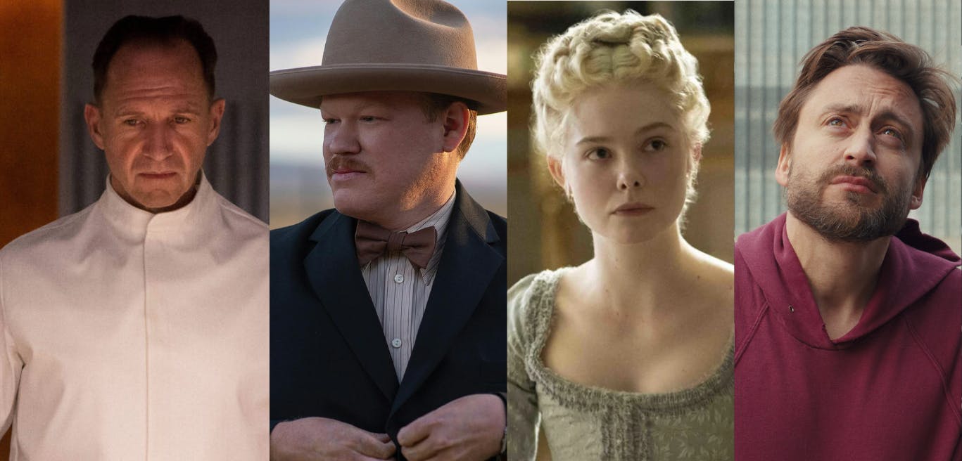 Ralph fiennes jesse plemons elle fanning kieran culkin Sunrise on the Reaping