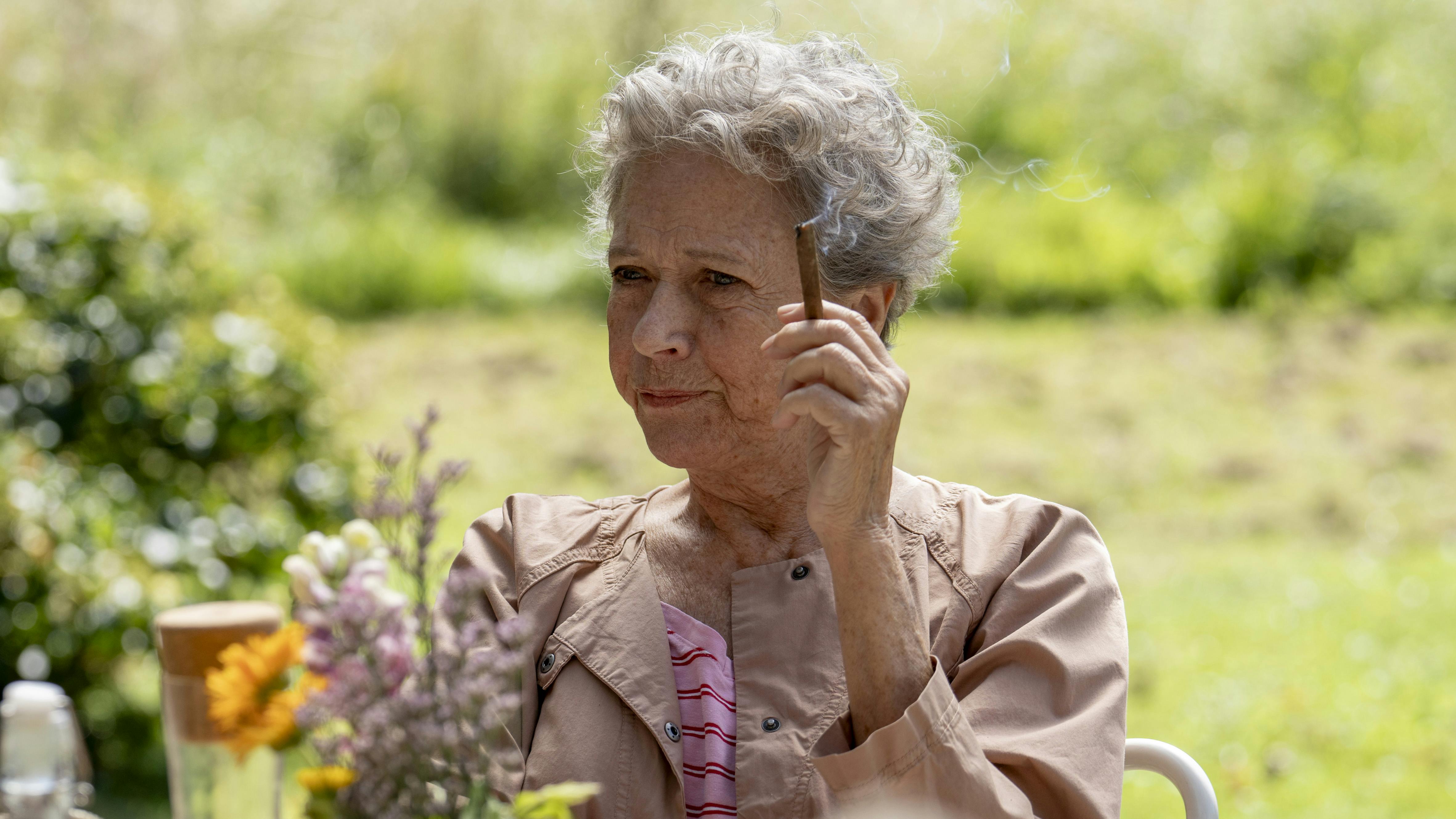 Bitten (Birthe Neumann) i 'Danefæ'.