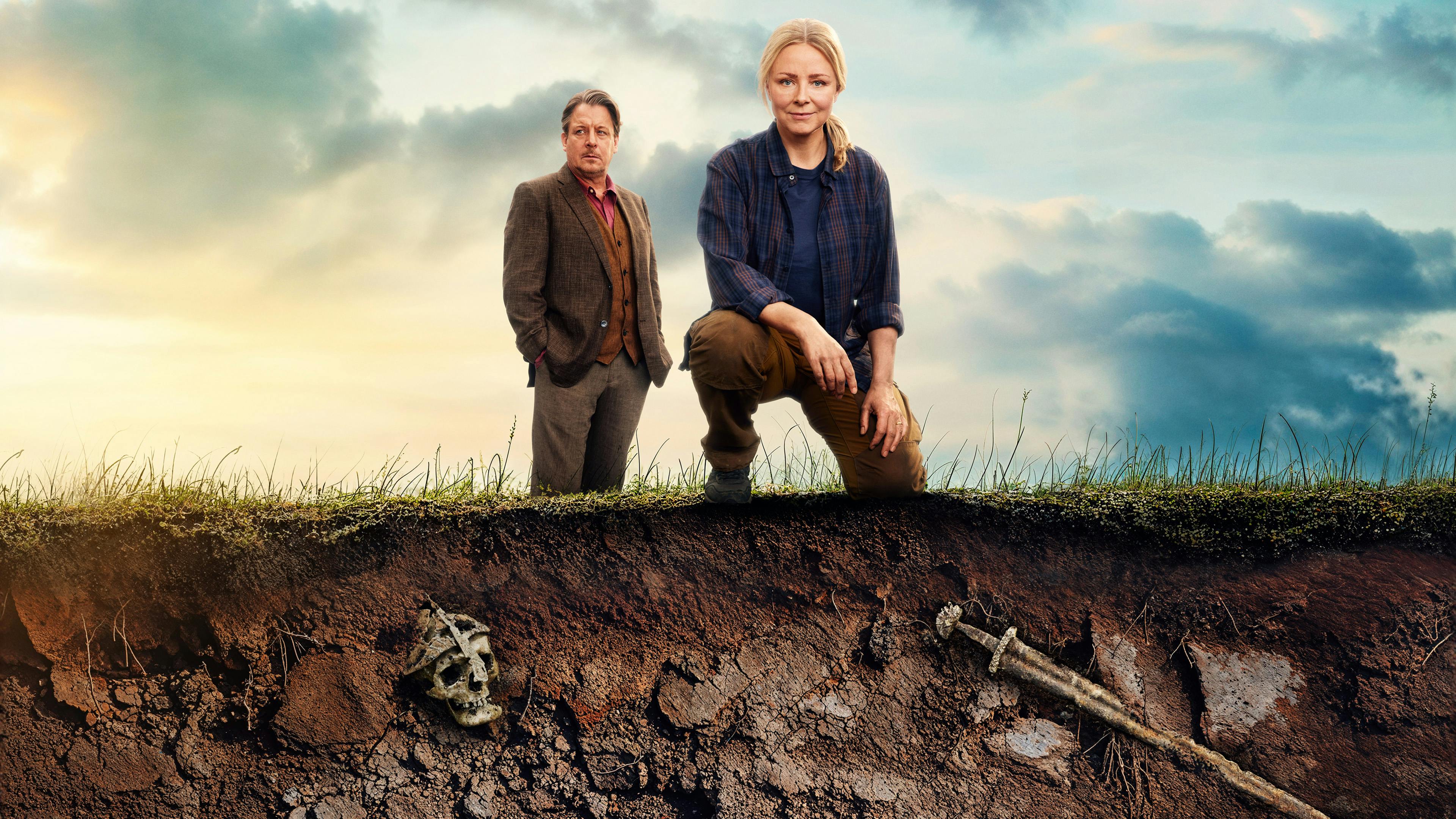 Michael (Anders W. Berthelsen) og Ester (Lene Maria Christensen) i 'Danefæ'