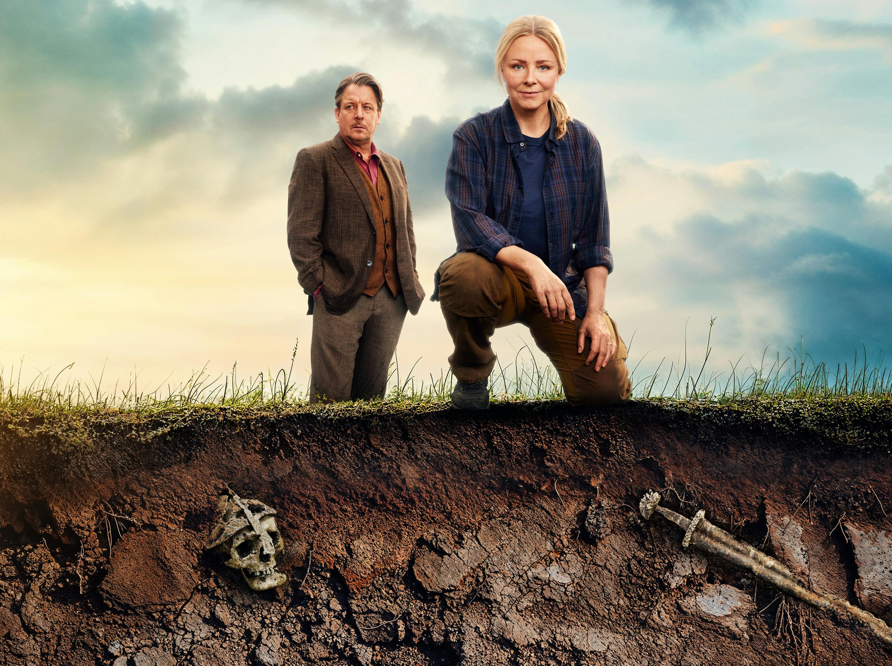 Michael (Anders W. Berthelsen) og Ester (Lene Maria Christensen) i 'Danefæ'