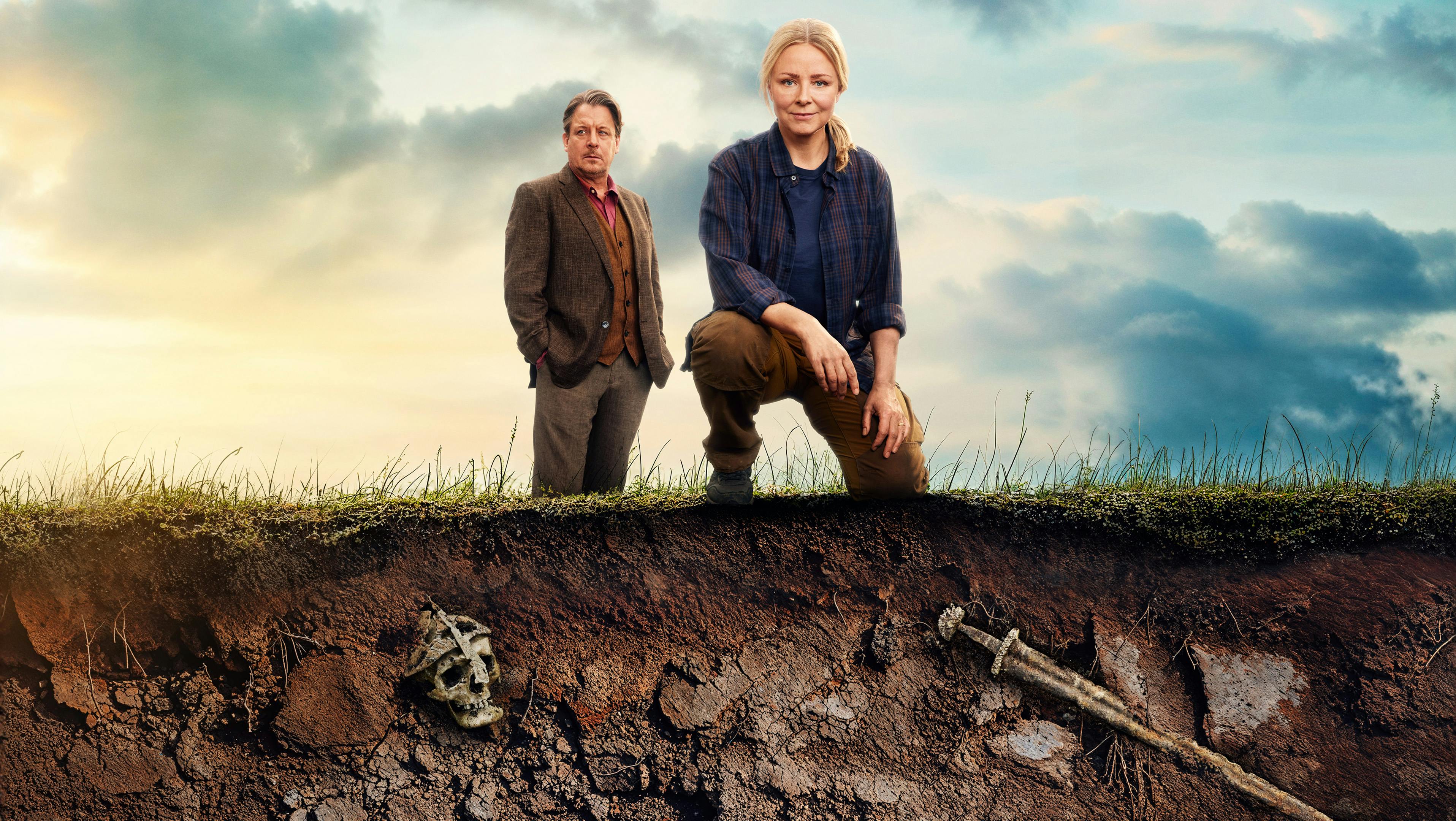 Michael (Anders W. Berthelsen) og Ester (Lene Maria Christensen) i 'Danefæ'