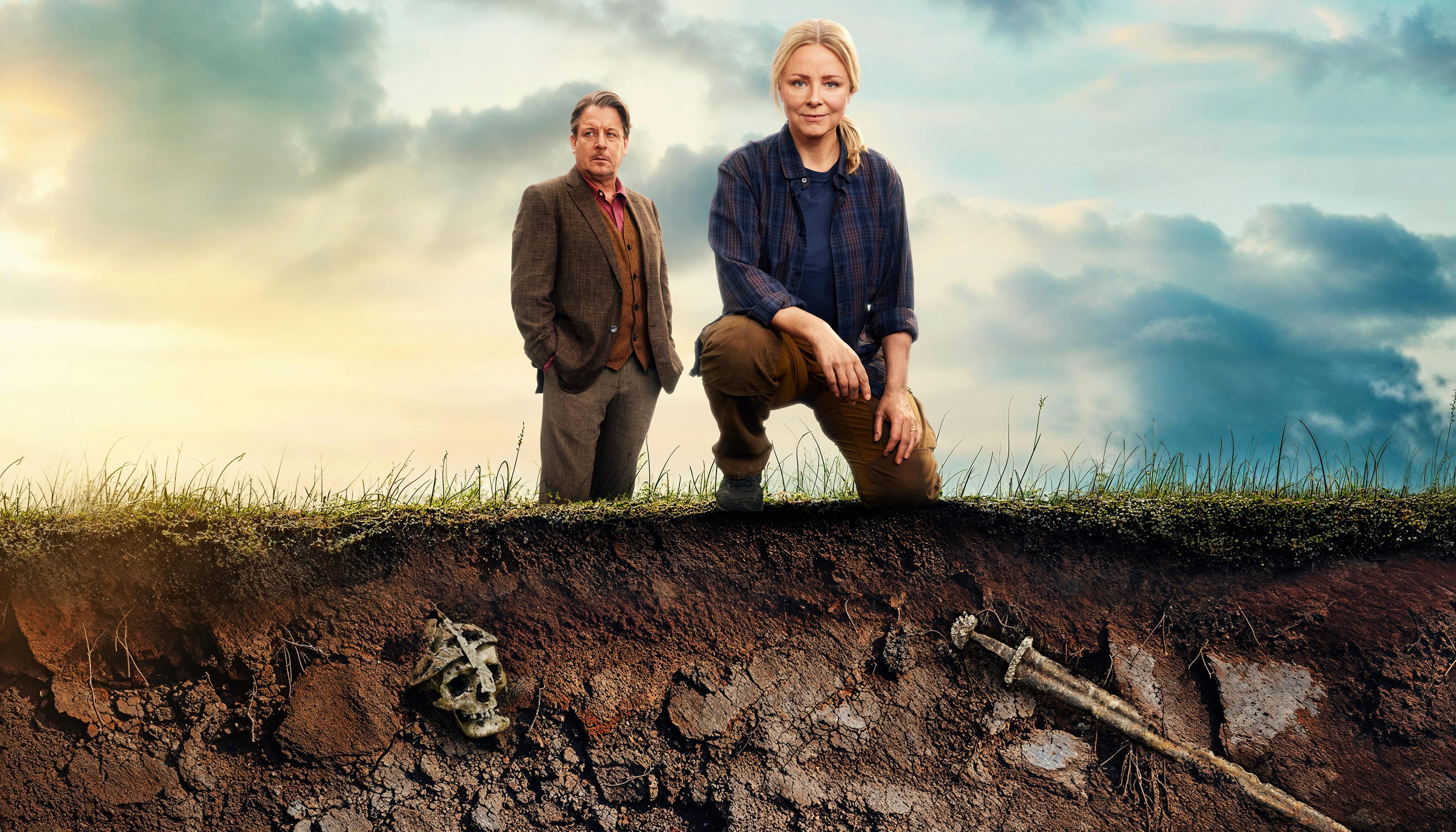 Michael (Anders W. Berthelsen) og Ester (Lene Maria Christensen) i 'Danefæ'