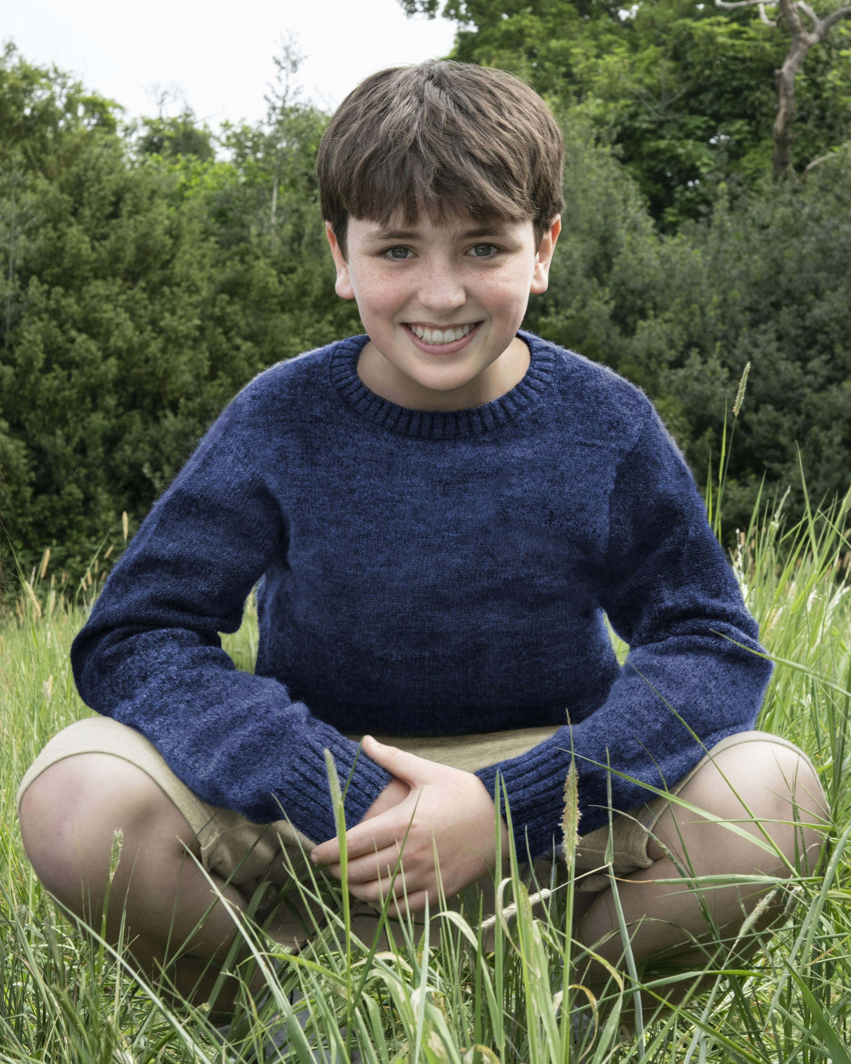 Dominic McLaughlin i rollen som Harry Potter