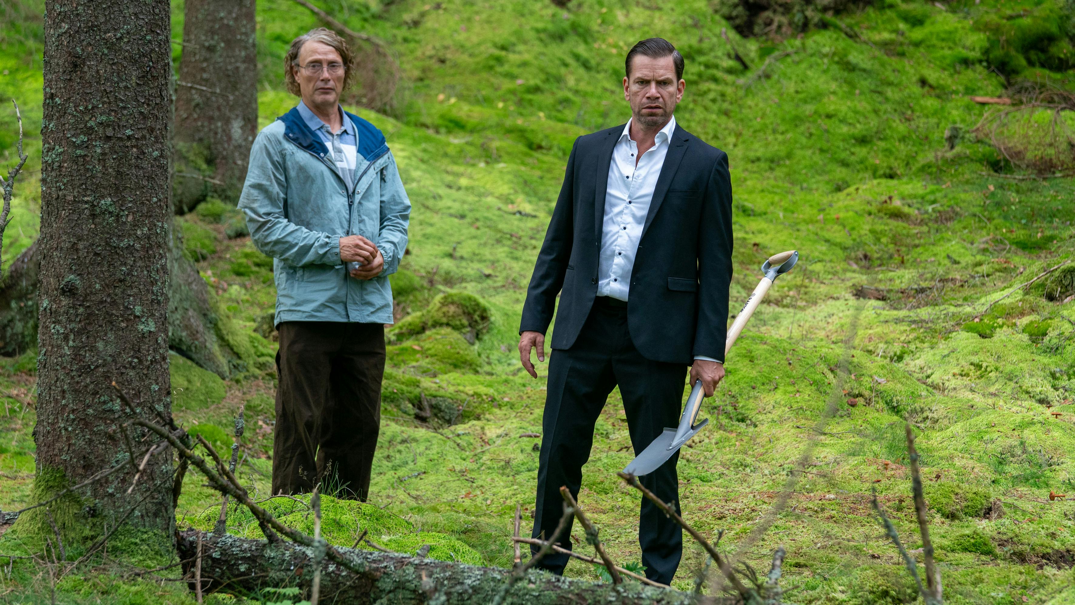 Mads Mikkelsen og Nikolaj Lie Kaas i 'Den sidste viking'