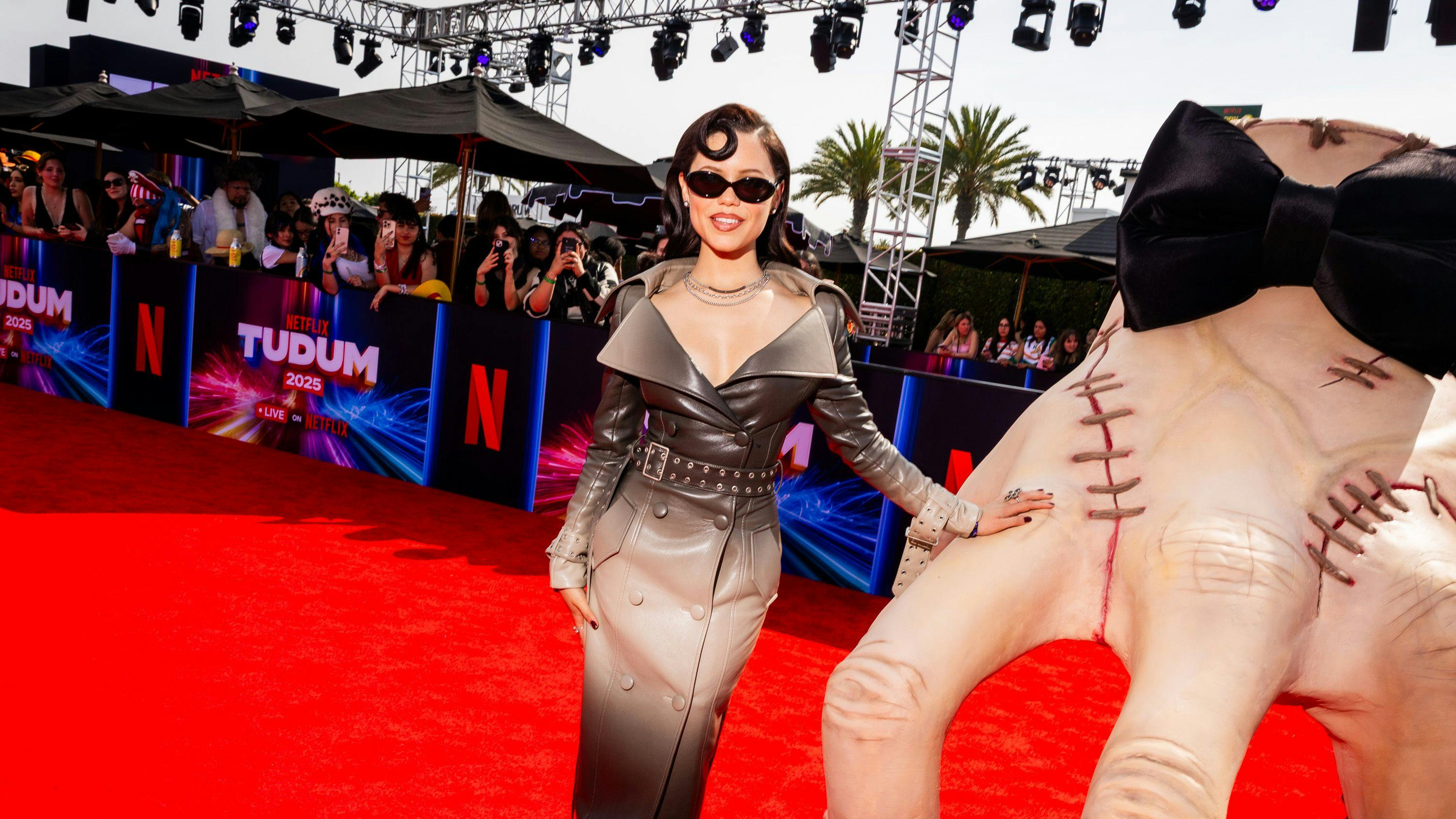 Jenny Ortega til Netflix-eventet Tudum