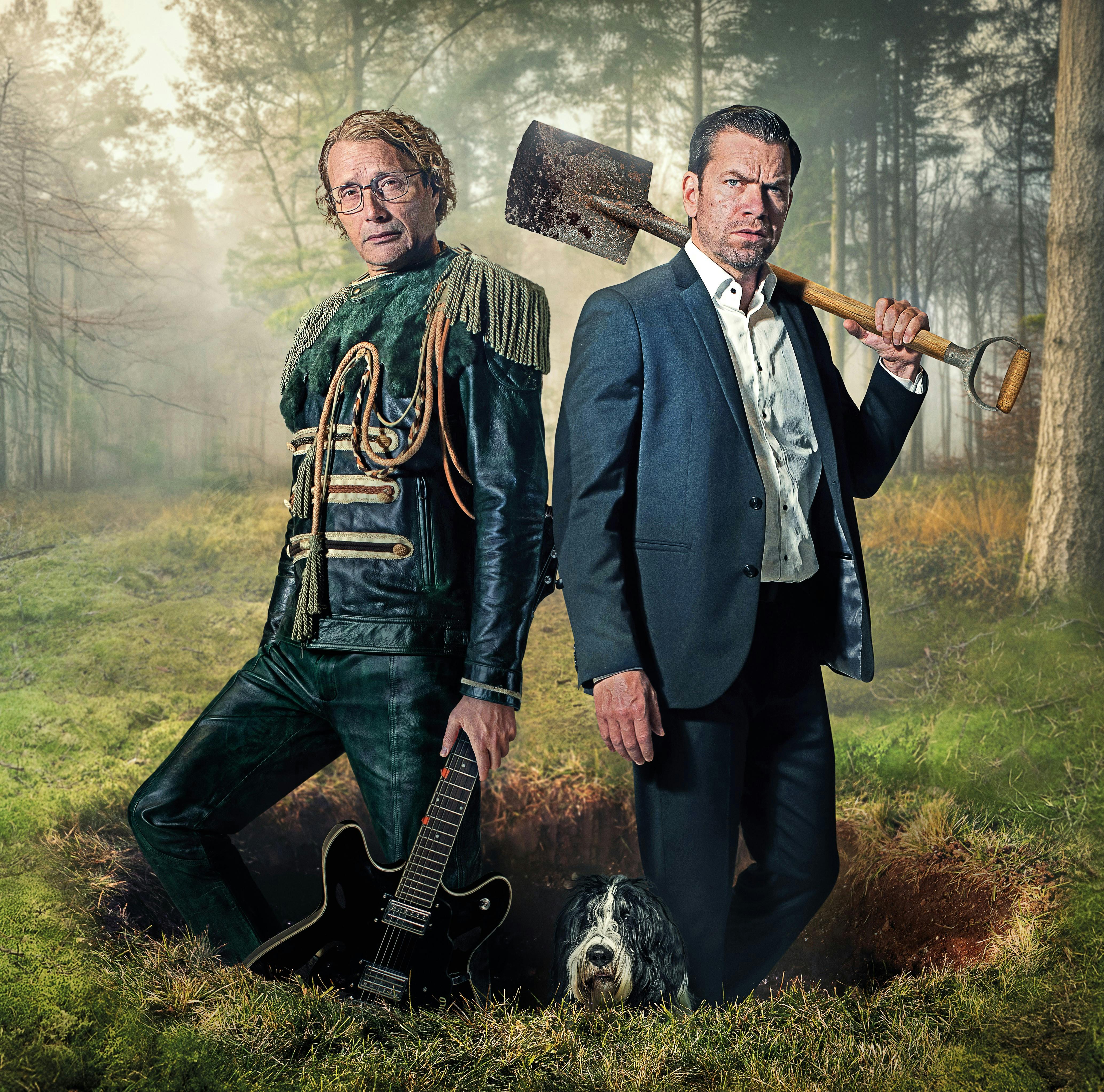 Mads Mikkelsen og Nikolaj Lie Kaas i 'Den sidste viking'