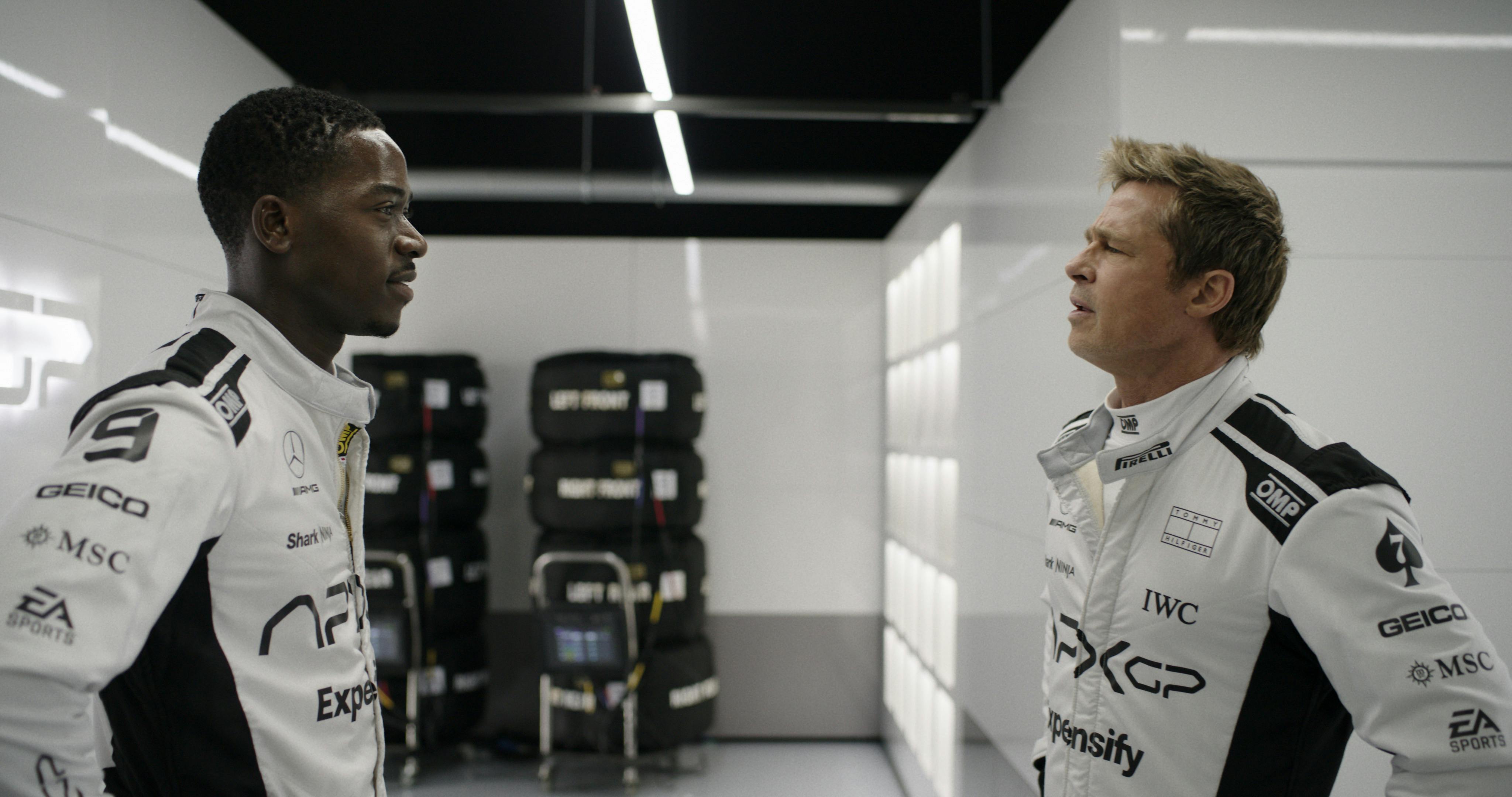 damson idris brad pitt f1 anmeldelse