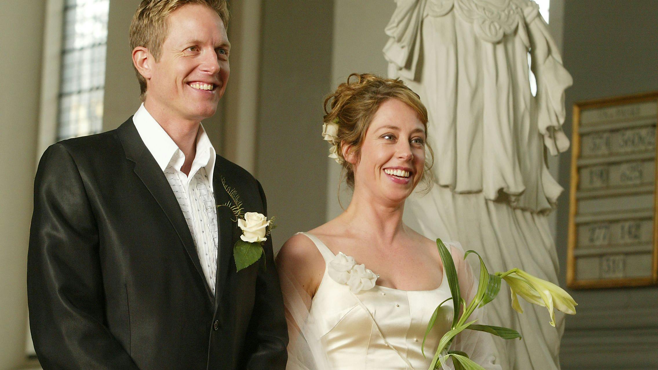 Peter Mygind og Sofie Gråbøl i 'Nikolaj og Julie'.