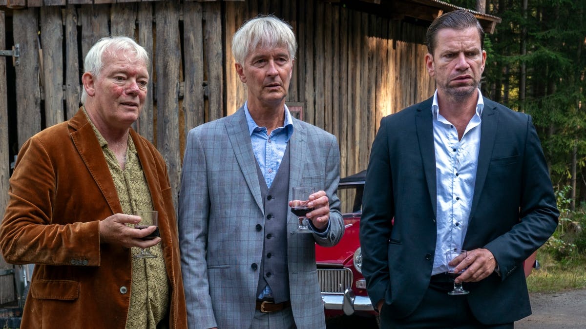 Søren Malling, Lars Brygmann og Nikolaj Lie Kaas i "Den sidste Viking".