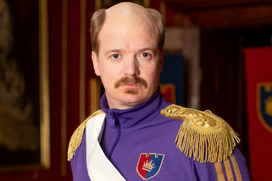 Tobias Dybvad går altid all in på sine TV-optrædener.