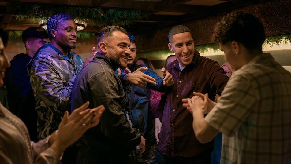 Besir Zeciri og Mohamed Djeziric i 'Løvehjerte'