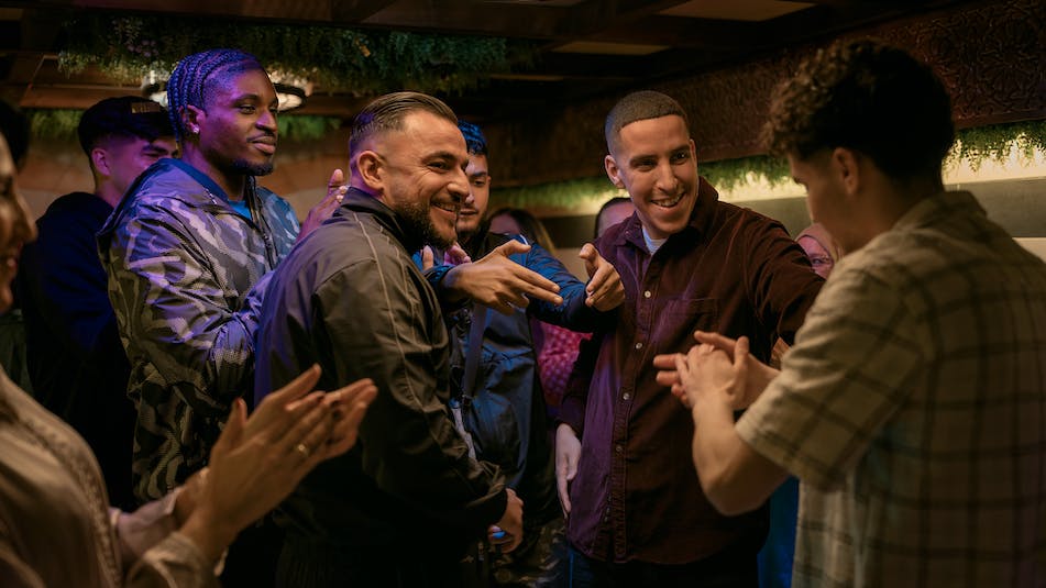 Besir Zeciri og Mohamed Djeziric i 'Løvehjerte'