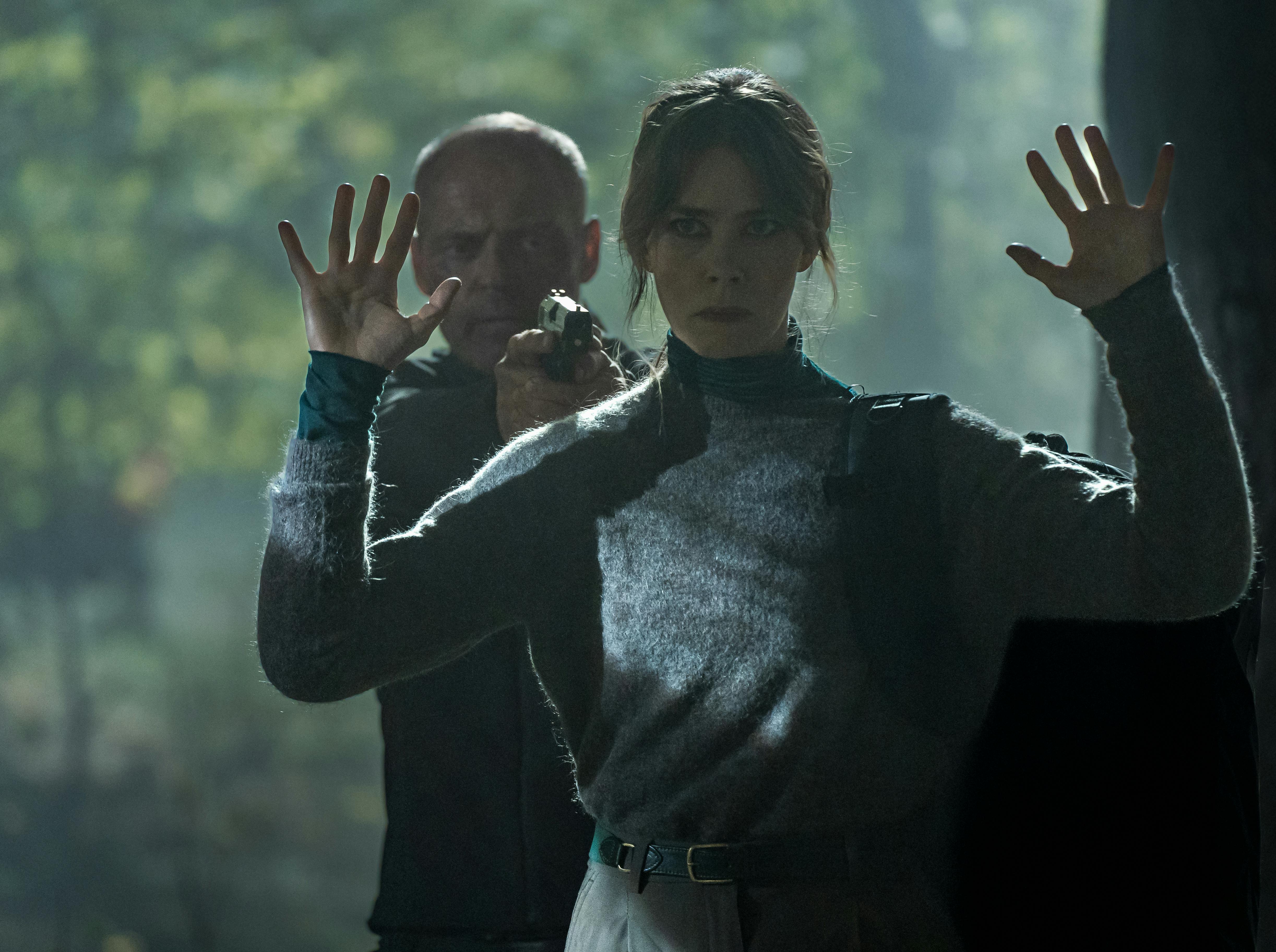 Jacob Hauberg Lohmann og Birgitte Hjort Sørensen i 'Oxen'