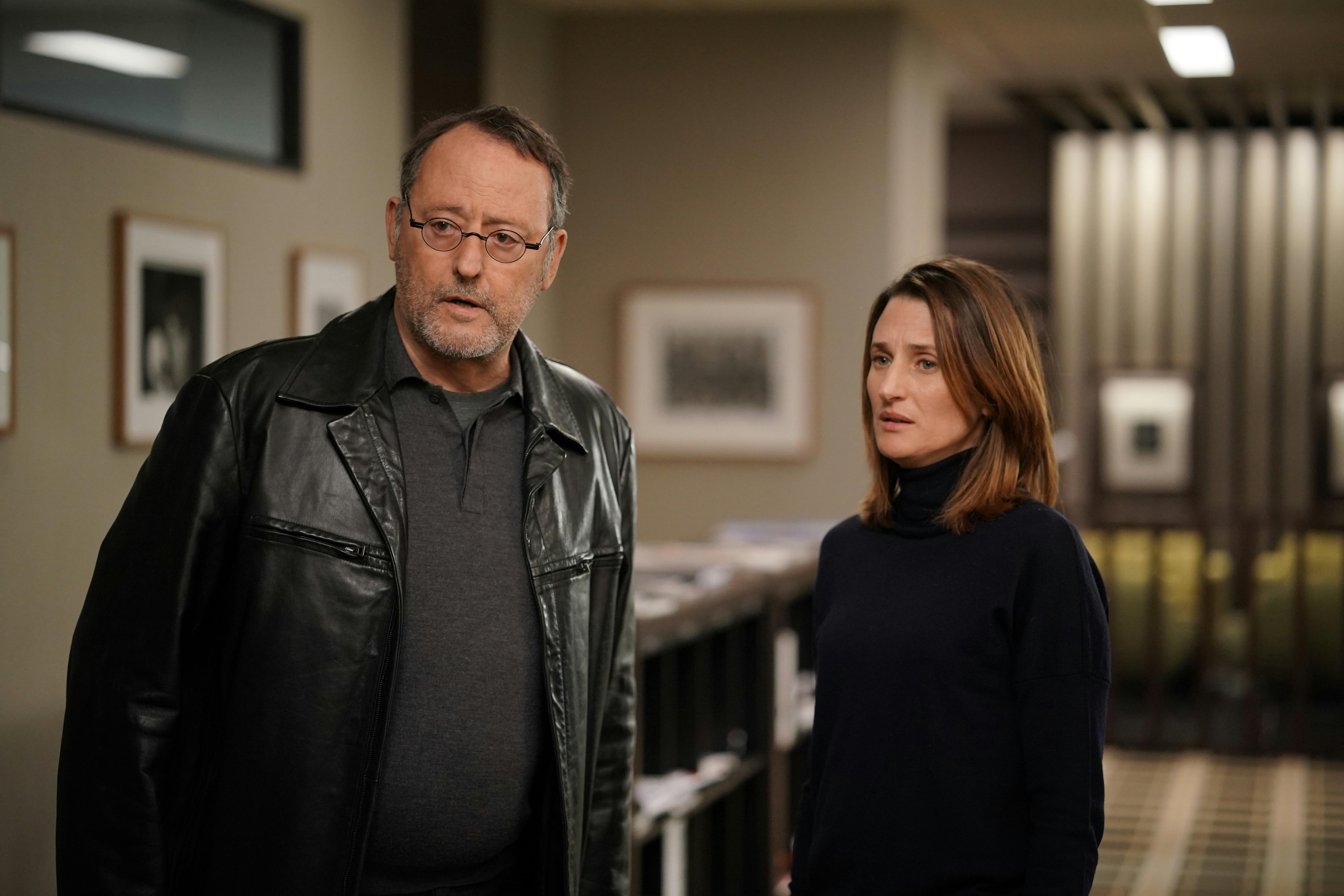 Jean Reno og Camille Cottin i 'Call My Agent!'