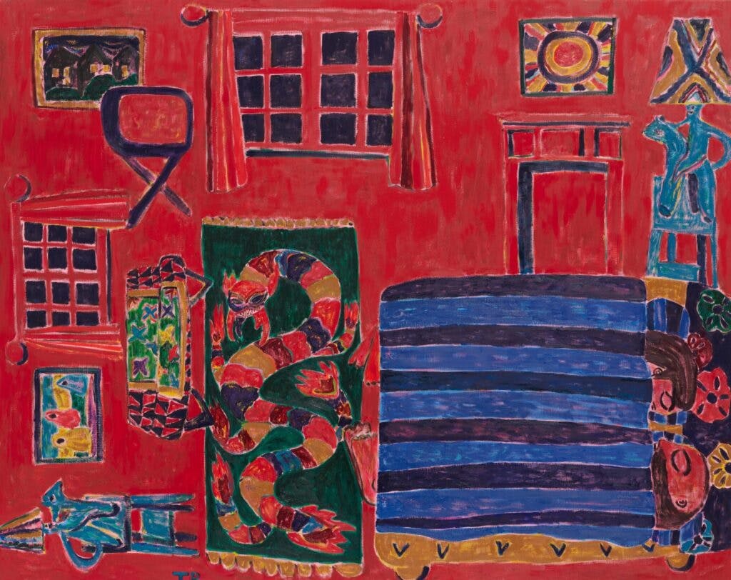 Tal R, Dragetæppe og søvn, 2024