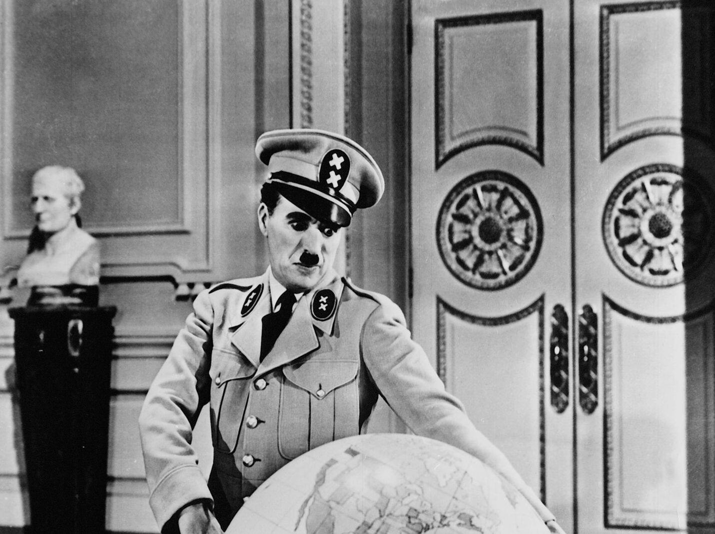 Charlie Chaplin i 'Diktatoren'