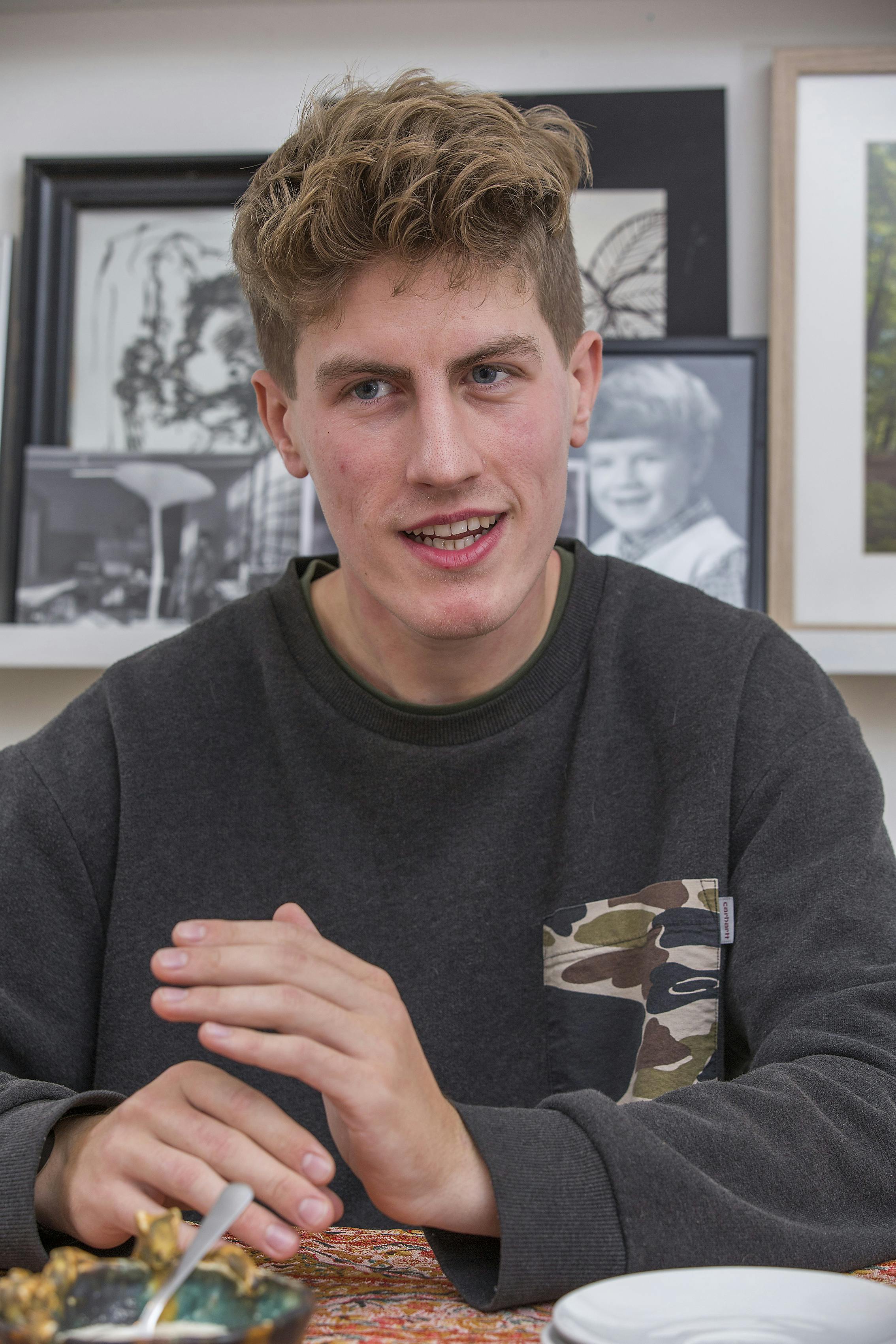 Anton Dahl Grue fra 'Den store bagedyst' 2017 på DR